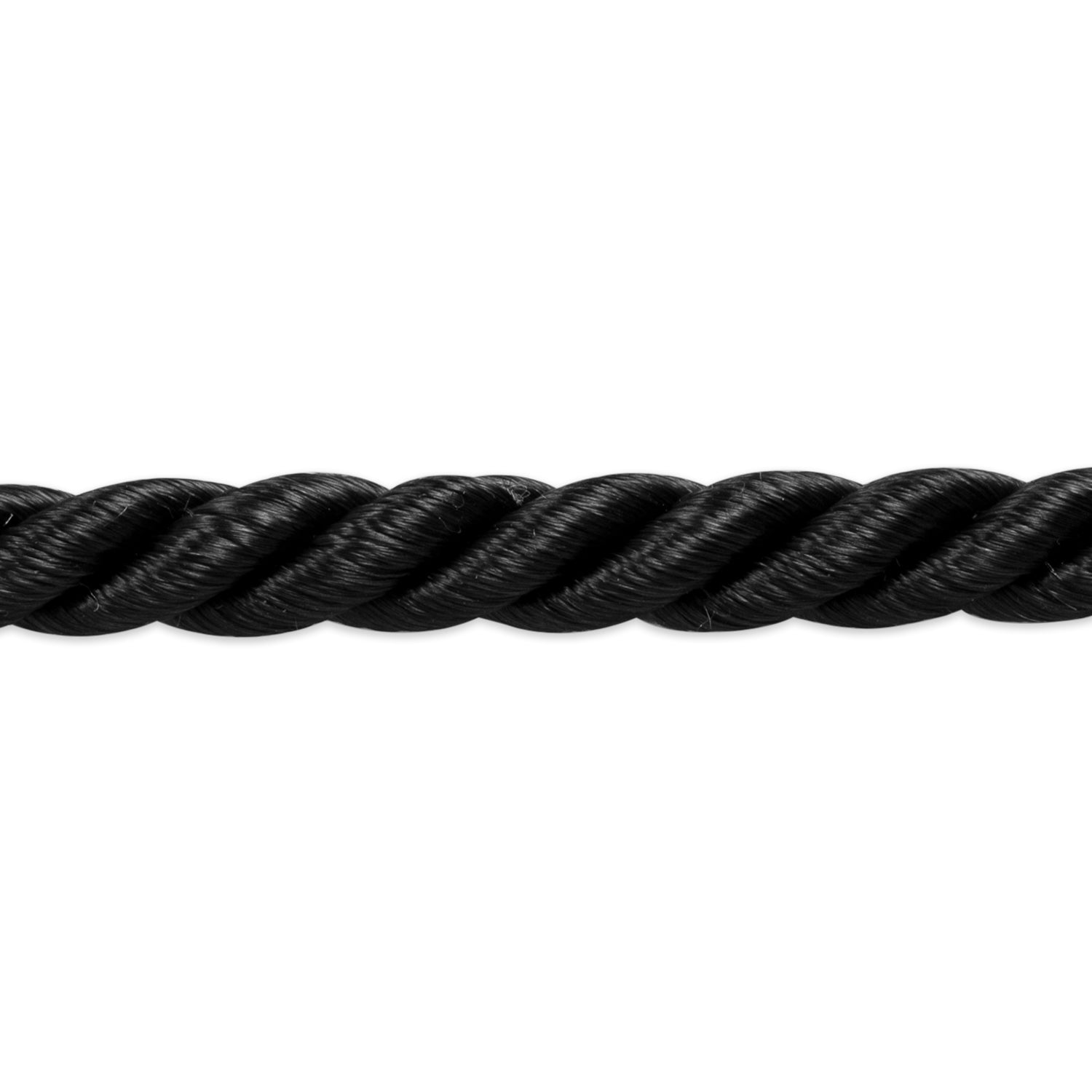 Wanda 1/8" Twisted Cord Trim (Sold by the Yard) Black Cords & Lip Cords