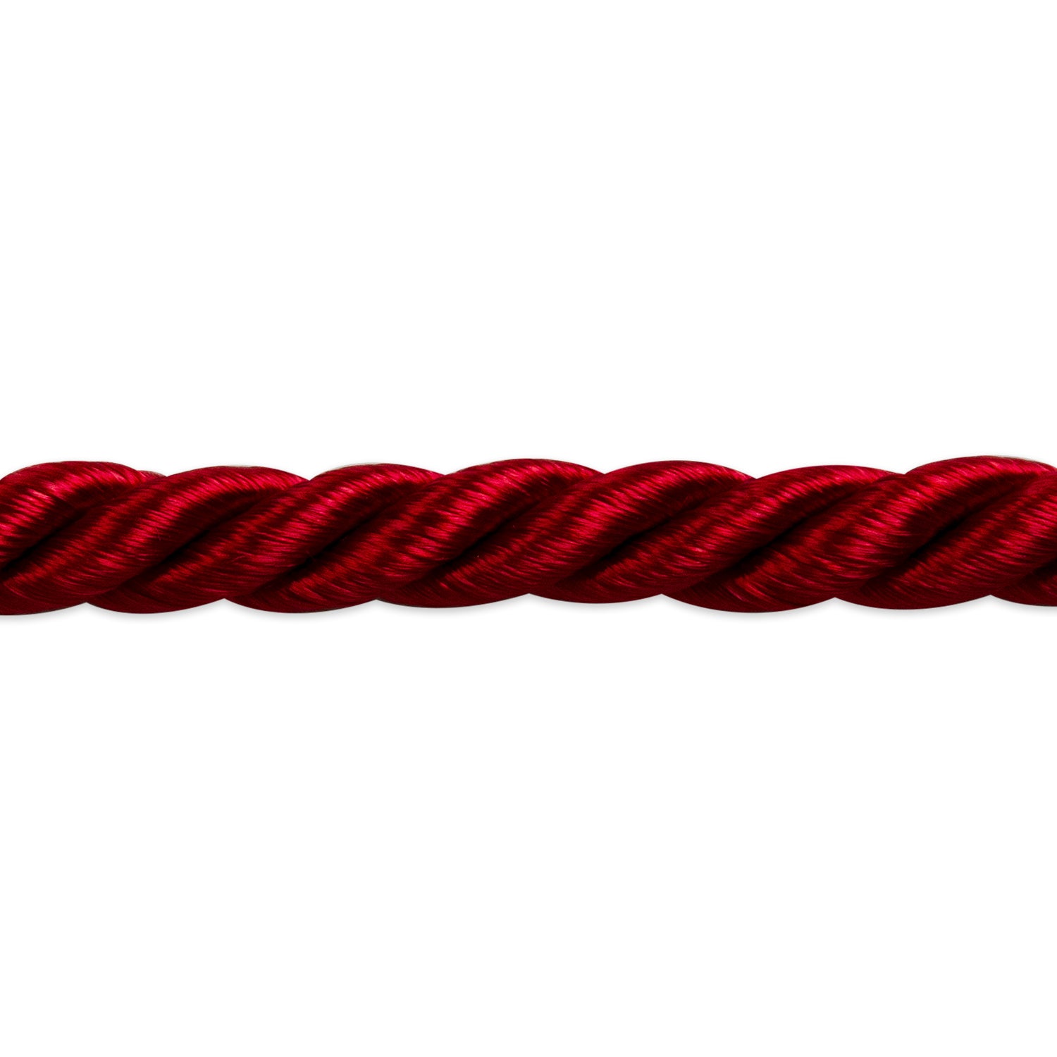 Wanda 1/8" Twisted Cord Trim (Sold by the Yard) Red Cords & Lip Cords