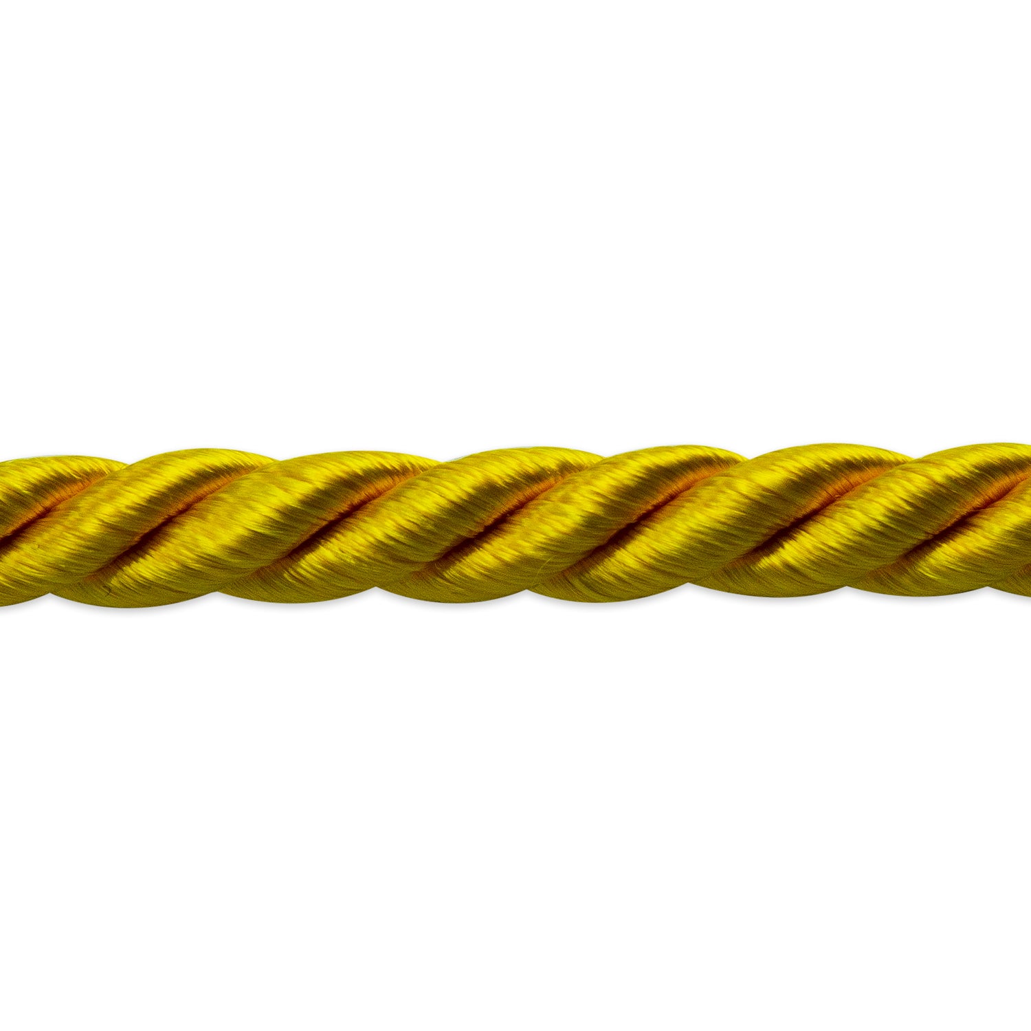Wanda 1/8" Twisted Cord Trim (Sold by the Yard) Yellow Gold Cords & Lip Cords