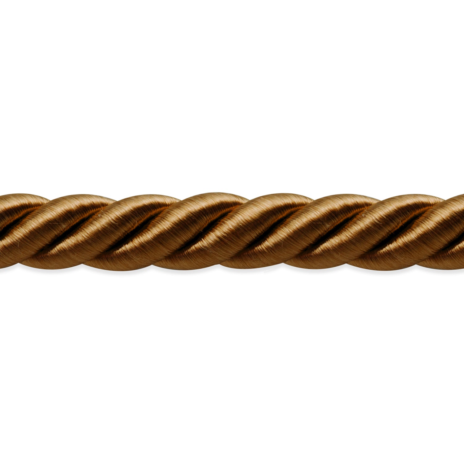 Rebekah 1/4" Twisted Cord Trim (Sold by the Yard) Brown 1/4" Cords & Lip Cords