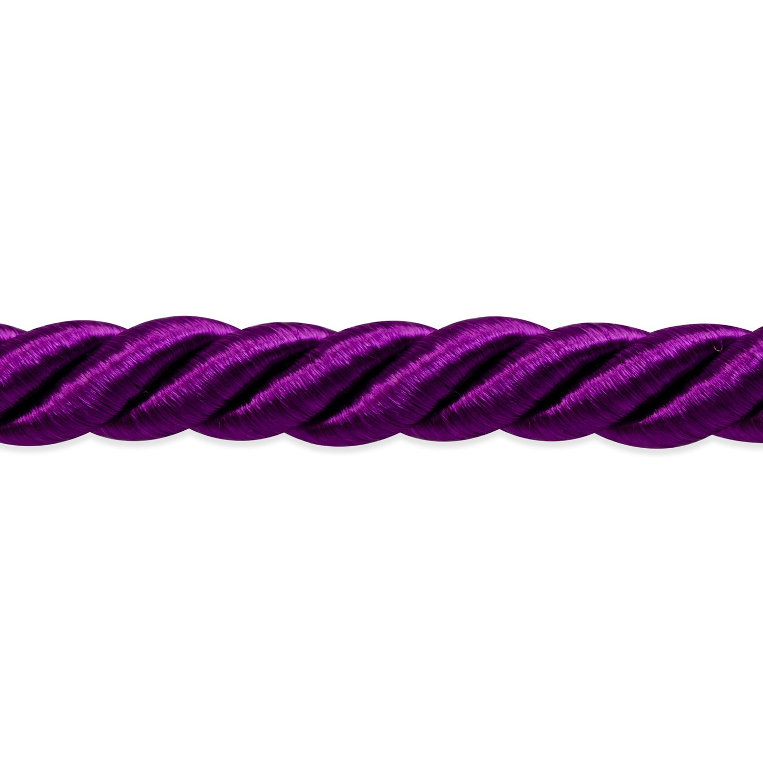 Rebekah 1/4" Twisted Cord Trim (Sold by the Yard) Purple 1/4" Cords & Lip Cords