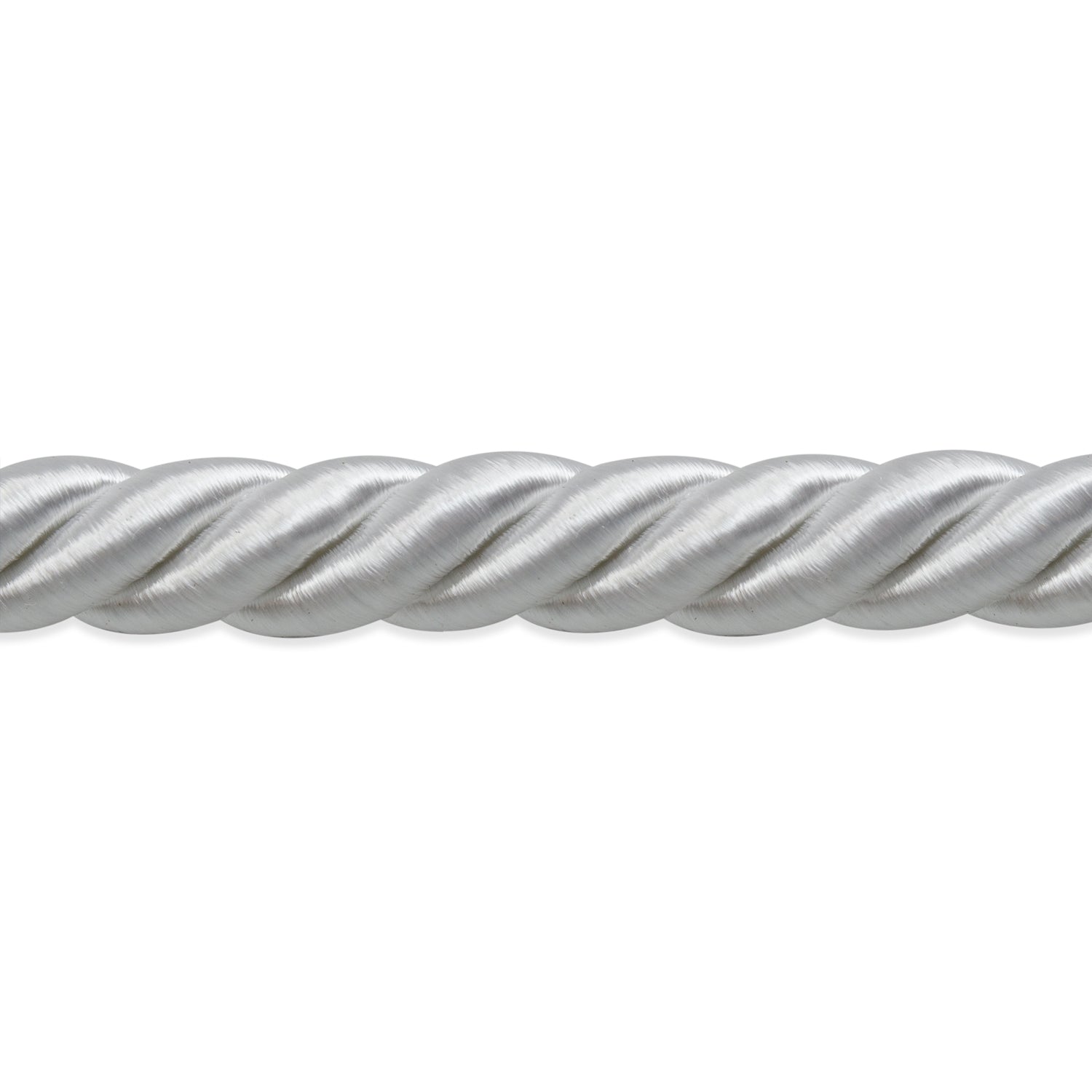 Rebekah 1/4" Twisted Cord Trim (Sold by the Yard) White 1/4" Cords & Lip Cords