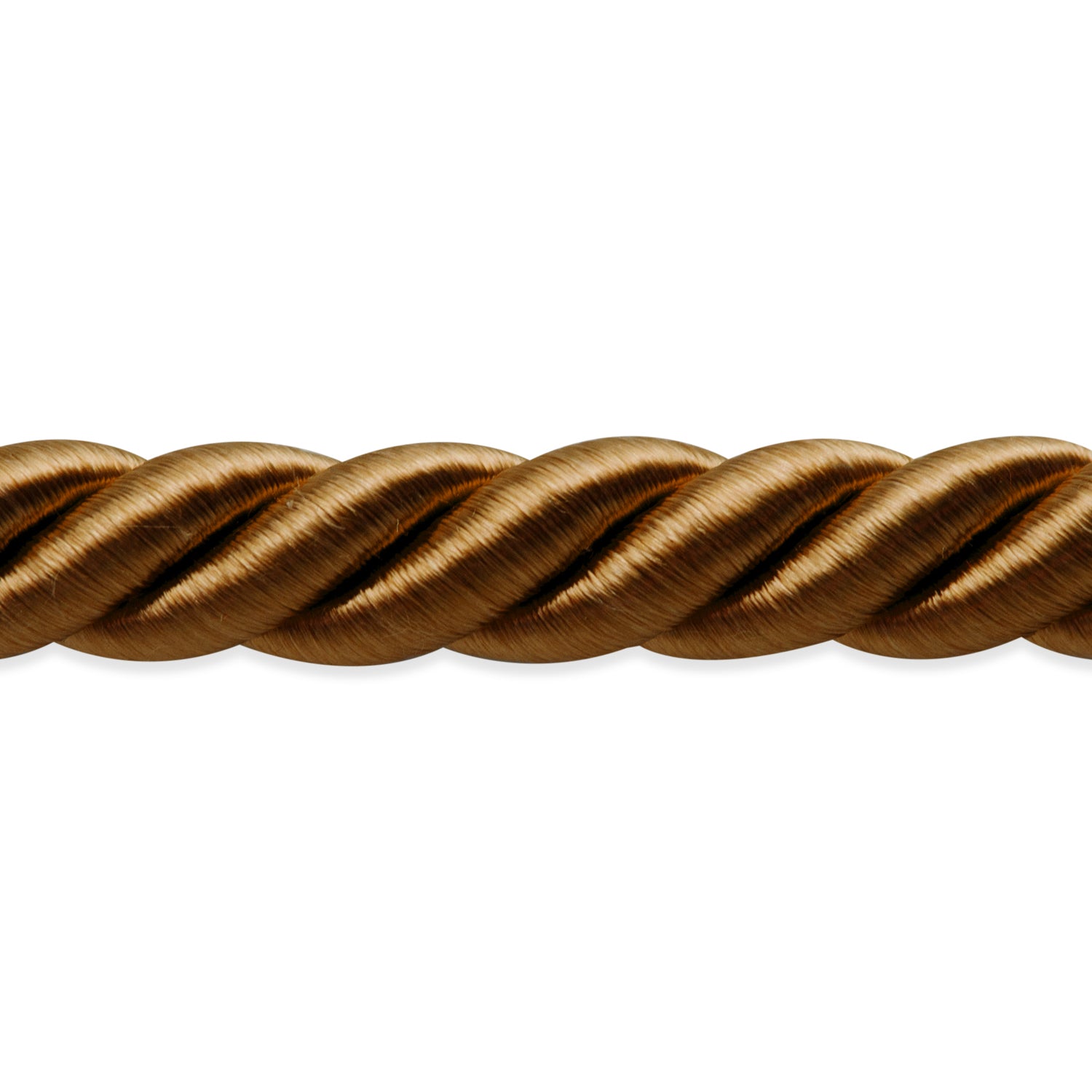 Savannah 3/8" Twisted Cord Trim (Sold by the Yard) Brown 3/8" Cords & Lip Cords