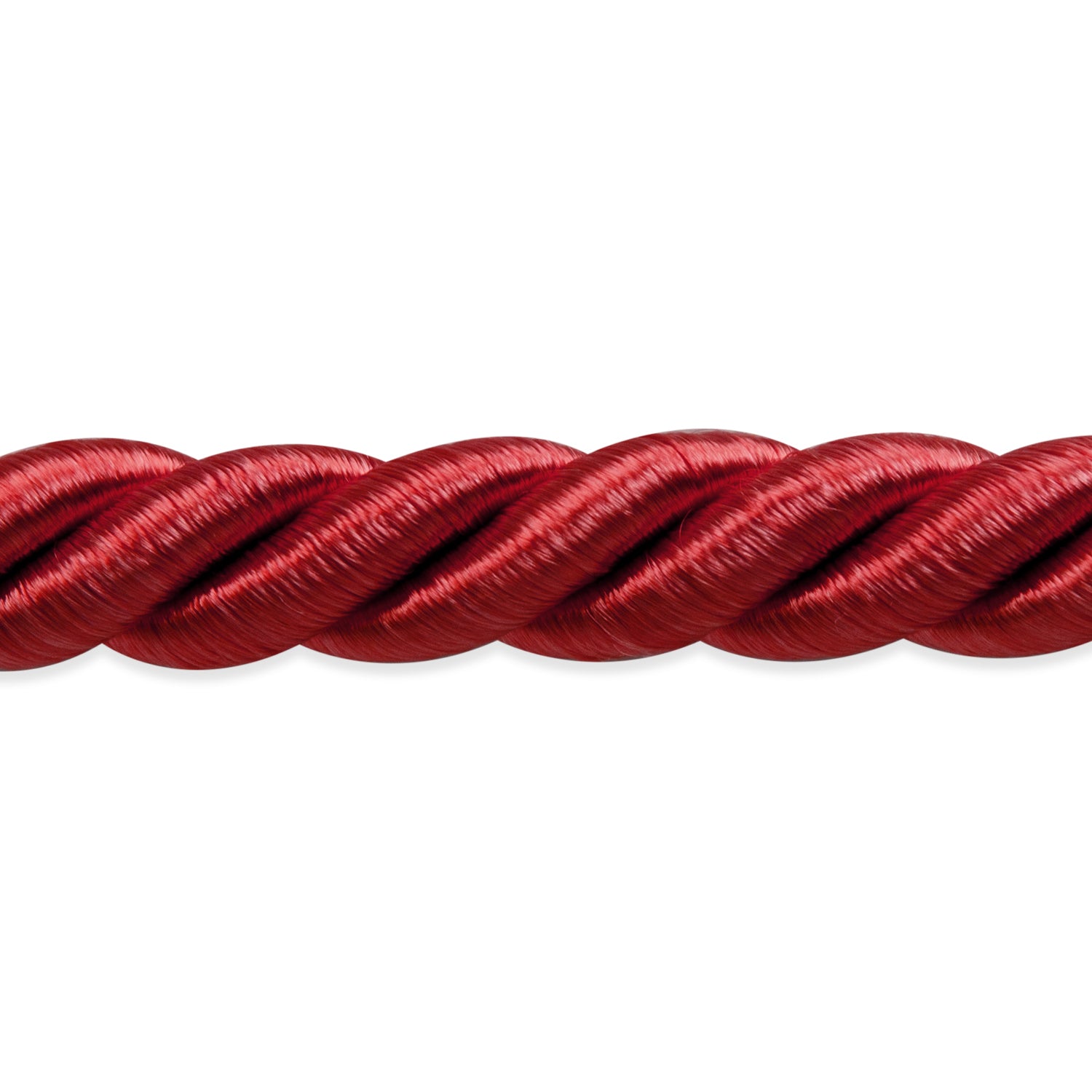 Savannah 3/8" Twisted Cord Trim (Sold by the Yard) Cranberry 3/8" Cords & Lip Cords