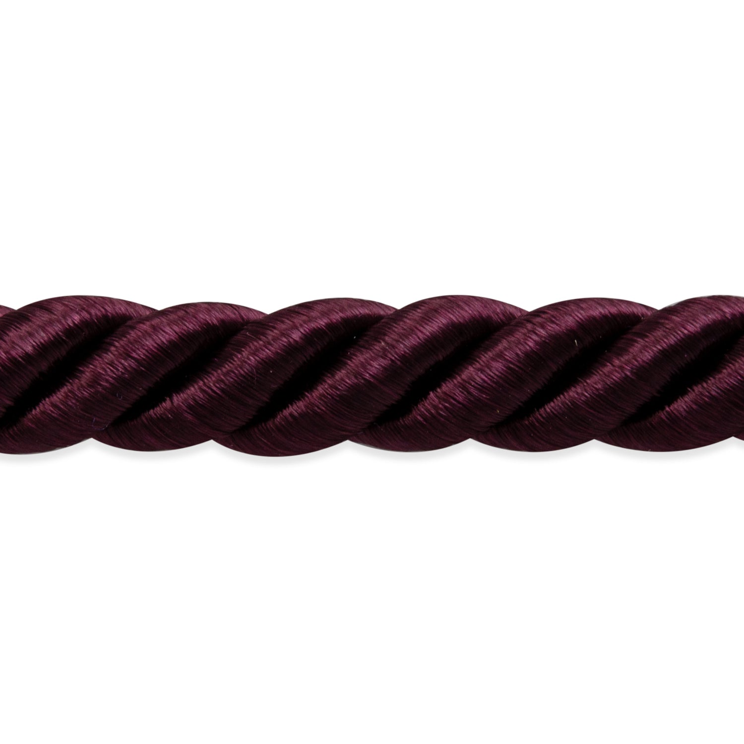 Savannah 3/8" Twisted Cord Trim (Sold by the Yard) Eggplant 3/8" Cords & Lip Cords