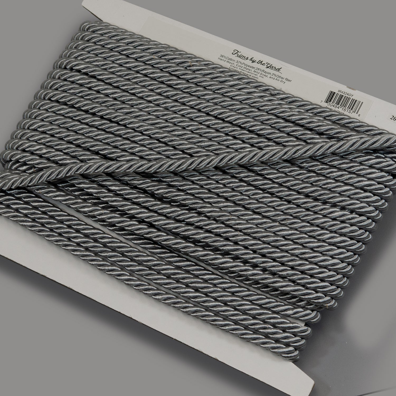 Savannah 3/8" Twisted Cord Trim (Sold by the Yard) 3/8" Cords & Lip Cords