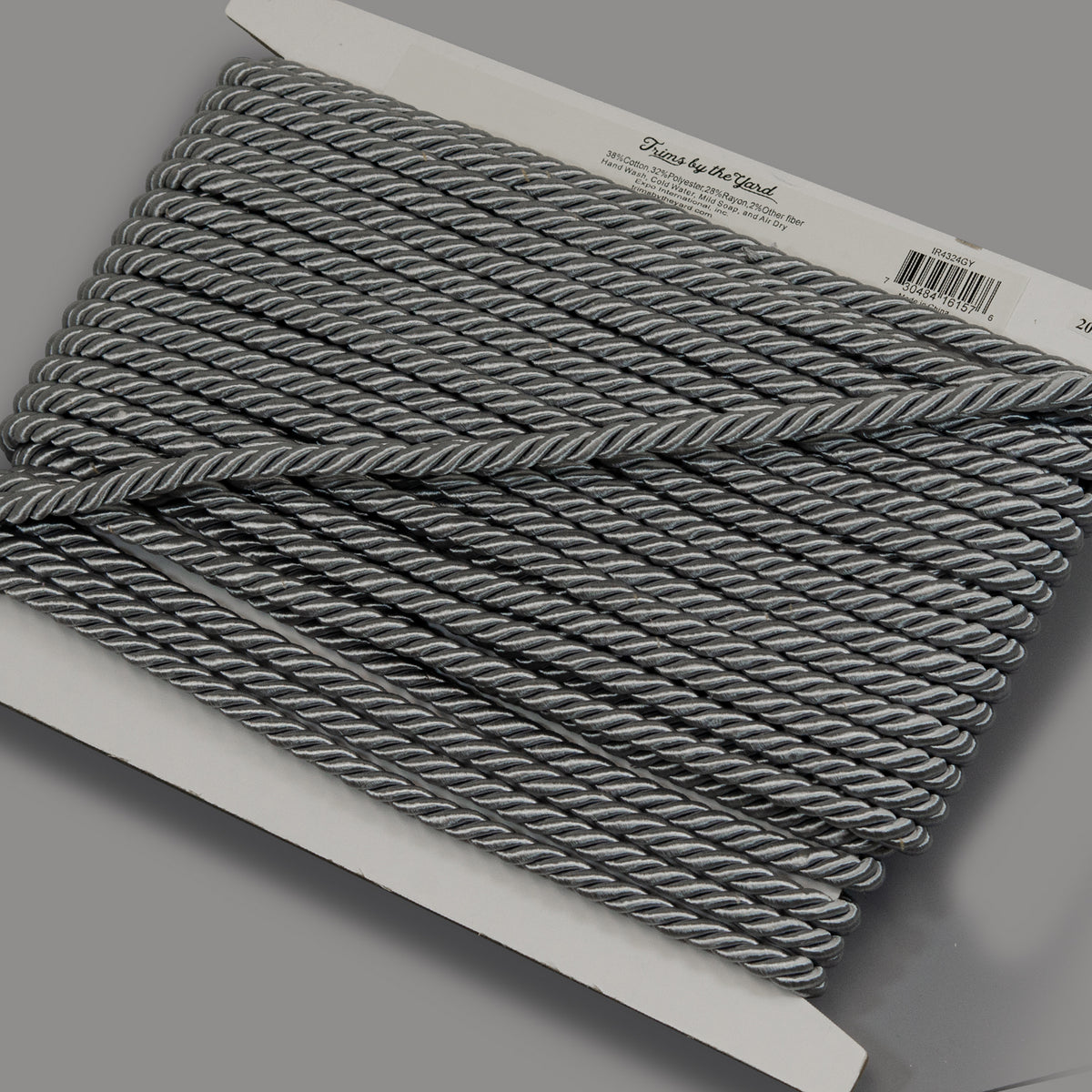 Savannah 3/8" Twisted Cord Trim (Sold by the Yard) 3/8" Cords & Lip Cords