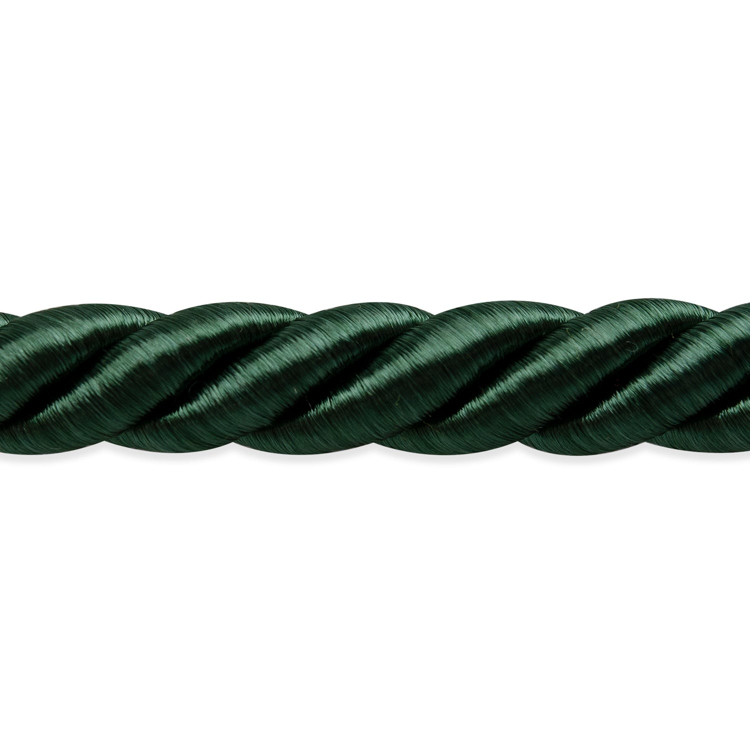 Savannah 3/8" Twisted Cord Trim (Sold by the Yard) Hunter Green 3/8" Cords & Lip Cords
