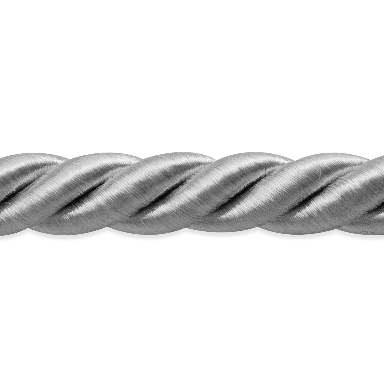 Savannah 3/8" Twisted Cord Trim (Sold by the Yard) Light Gray 3/8" Cords & Lip Cords