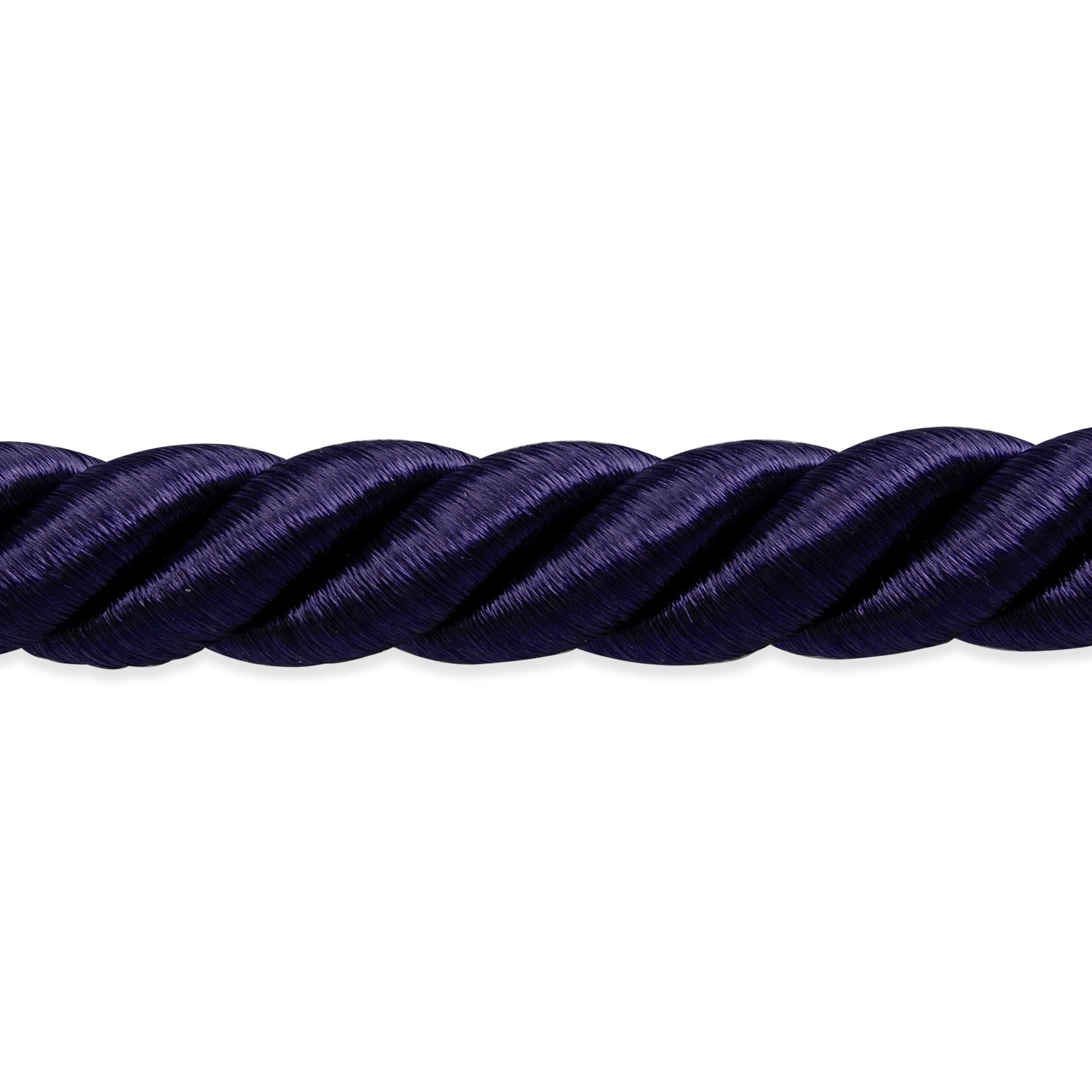 Savannah 3/8" Twisted Cord Trim (Sold by the Yard) Navy Blue 3/8" Cords & Lip Cords