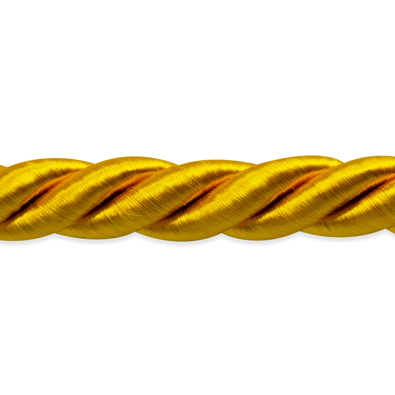 Savannah 3/8" Twisted Cord Trim (Sold by the Yard) Yellow Gold 3/8" Cords & Lip Cords