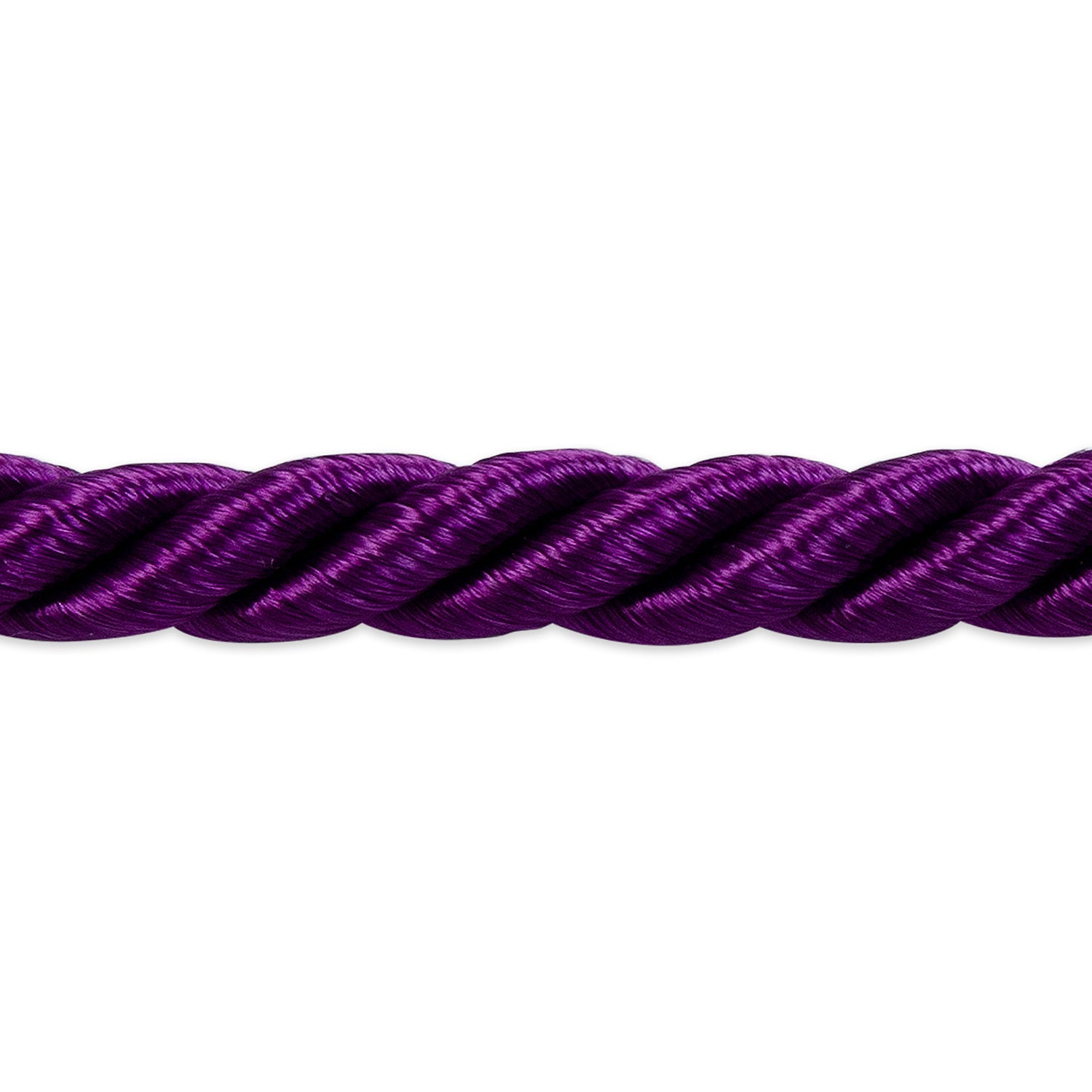 Charlotte 3/16" Twisted Cord Trim (Sold by the Yard) Purple 3/16" Cords & Lip Cords