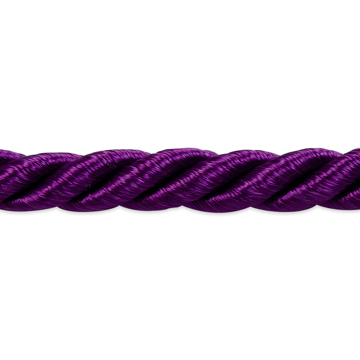 Charlotte 3/16" Twisted Cord Trim (Sold by the Yard) Purple 3/16" Cords & Lip Cords