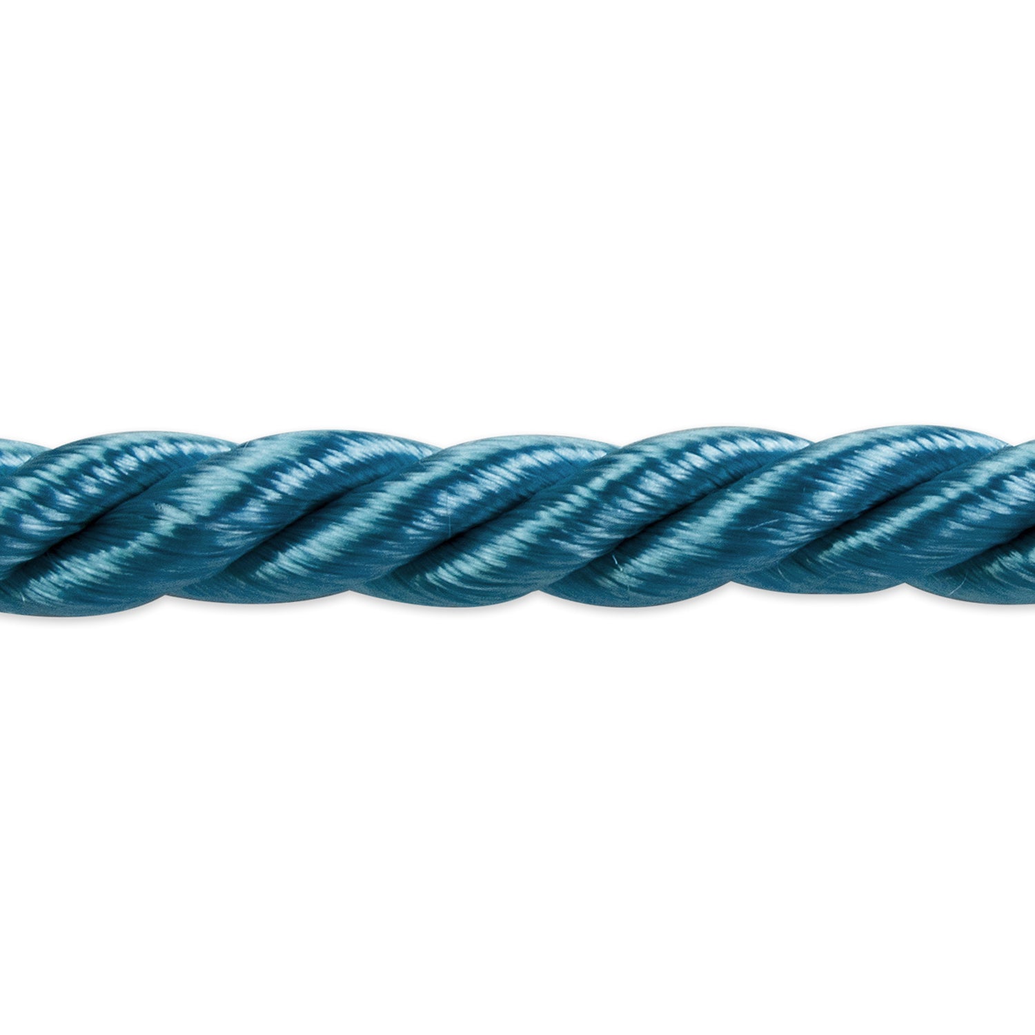 Charlotte 3/16" Twisted Cord Trim (Sold by the Yard) Teal 3/16" Cords & Lip Cords