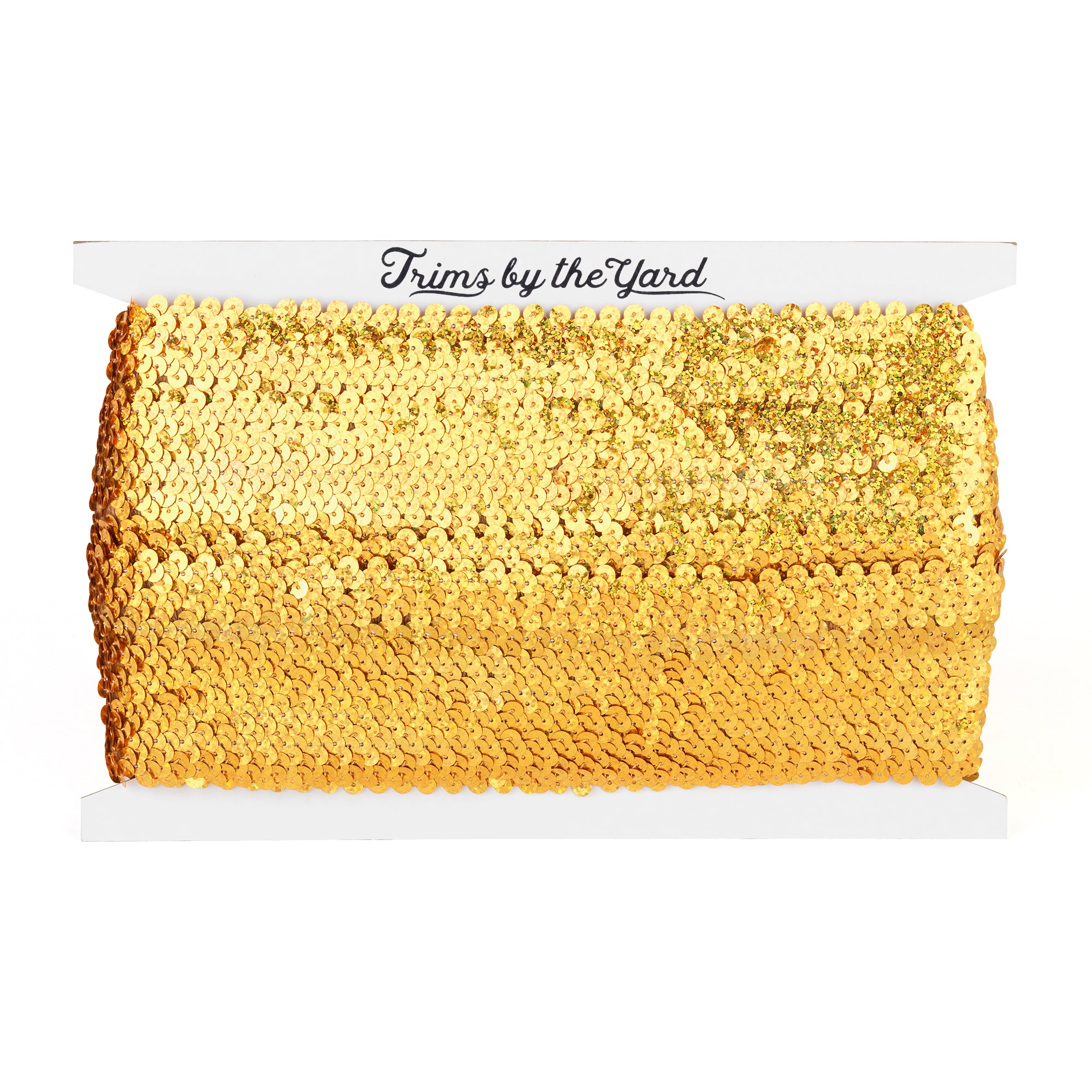 8 Row Starlight Hologram Stretch Sequin Trim (Sold by the Yard) Sequin Trims & Fringes