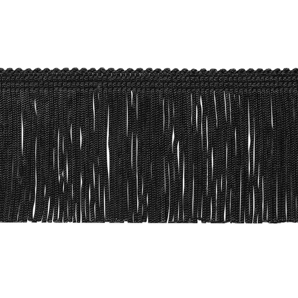 2" Chainette Fringe Trim (Sold by the Yard) Black 2" Chainette Fringe