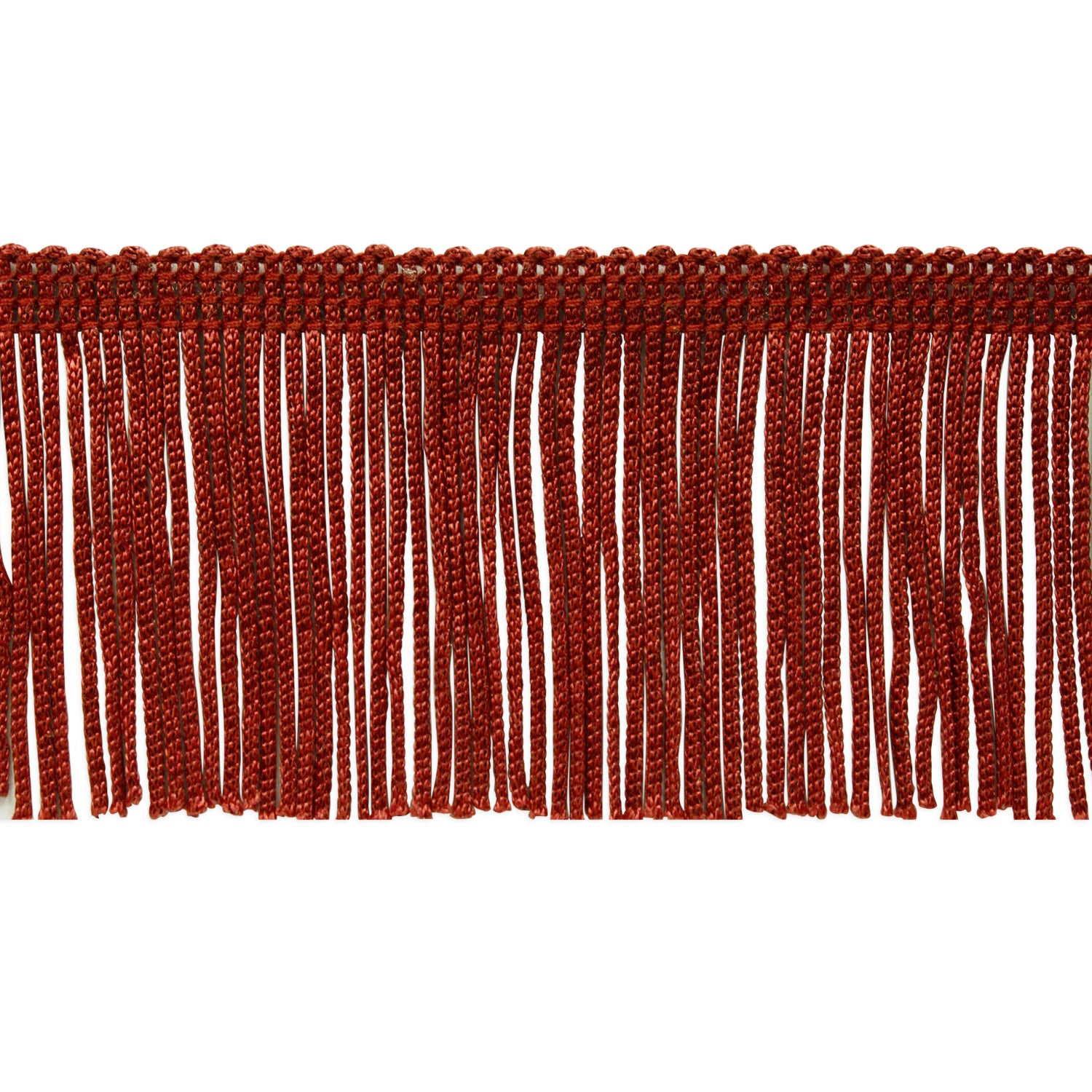 2" Chainette Fringe Trim (Sold by the Yard) Cranberry 2" Chainette Fringe