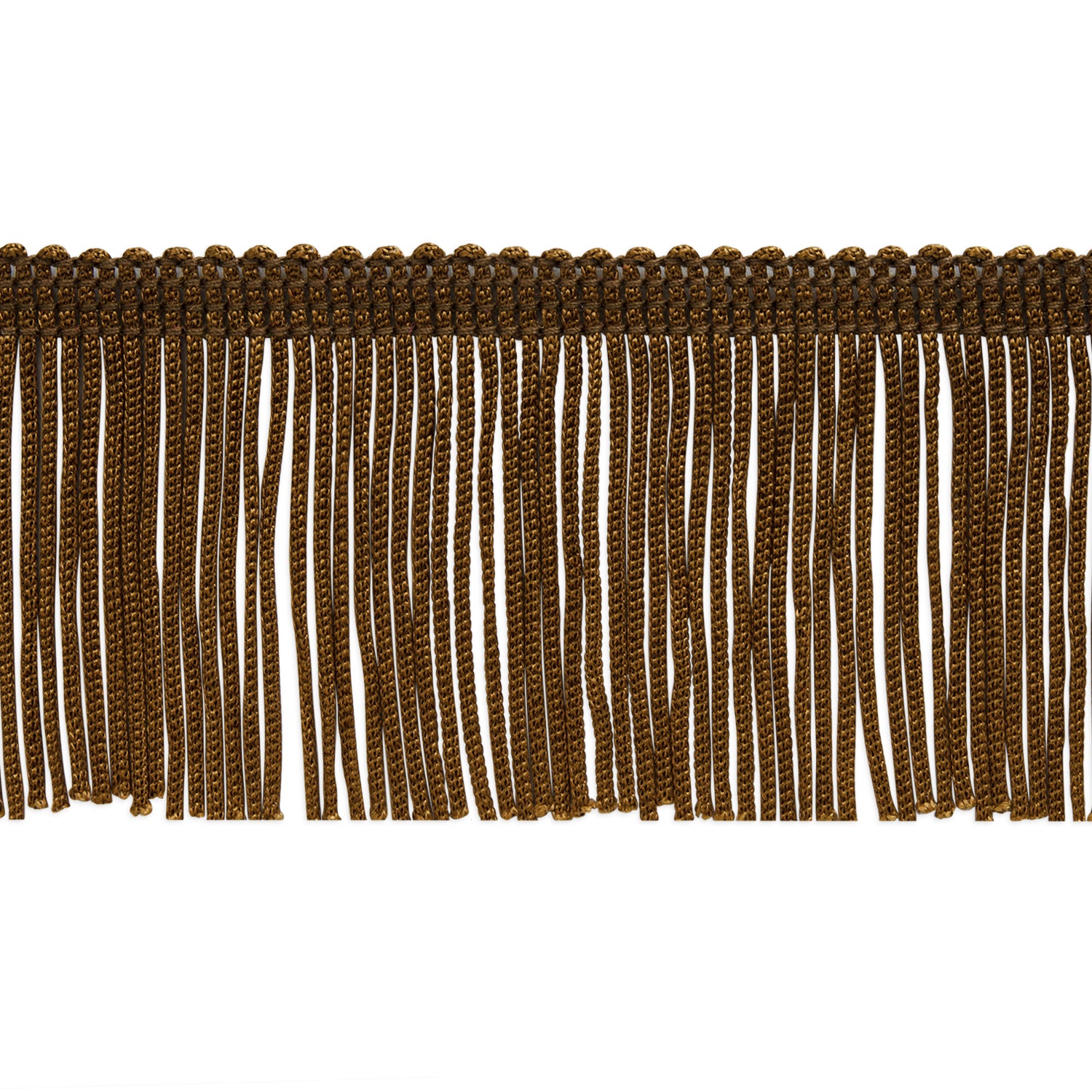 2" Chainette Fringe Trim (Sold by the Yard) Cocoa 2" Chainette Fringe