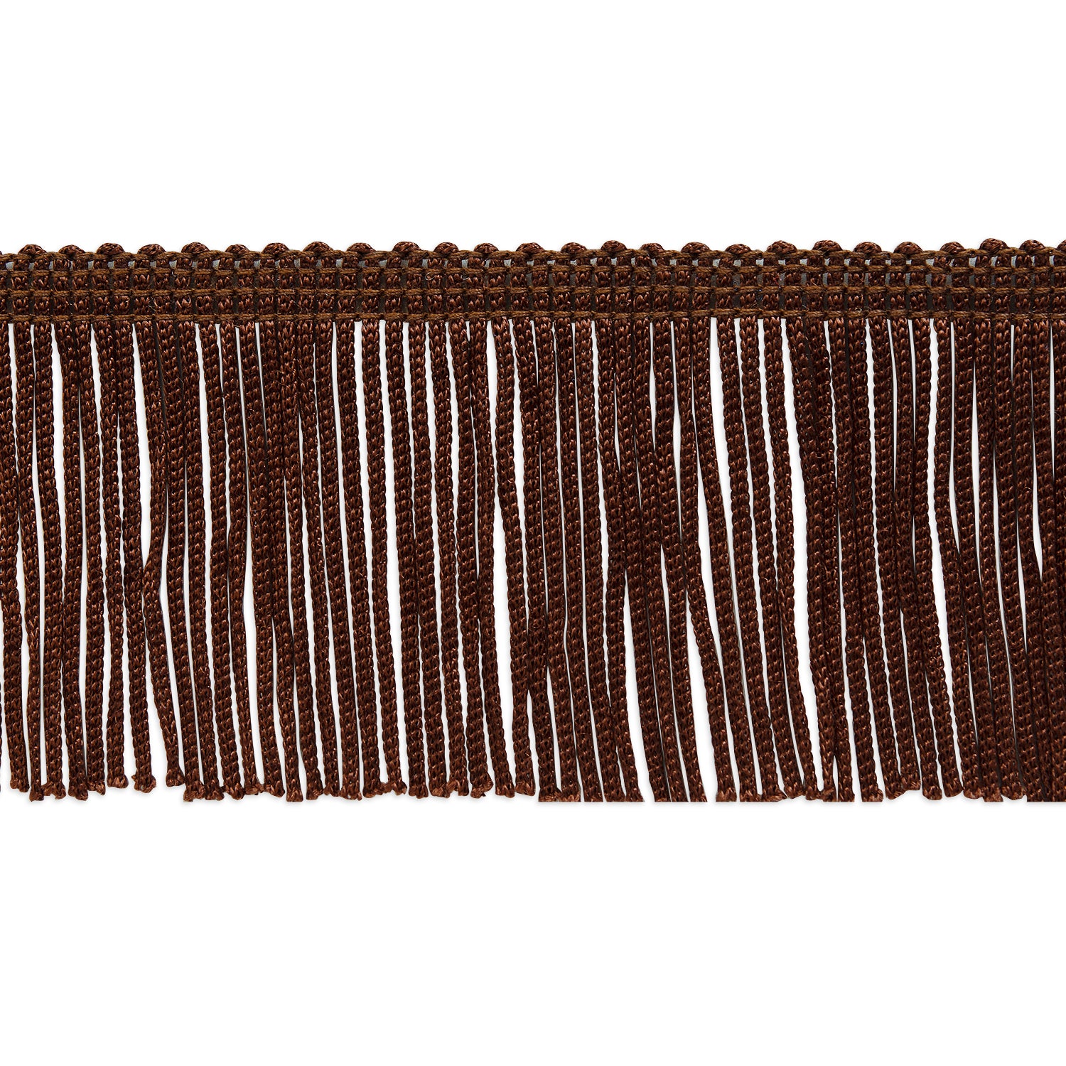2" Chainette Fringe Trim (Sold by the Yard) Chocolate 2" Chainette Fringe