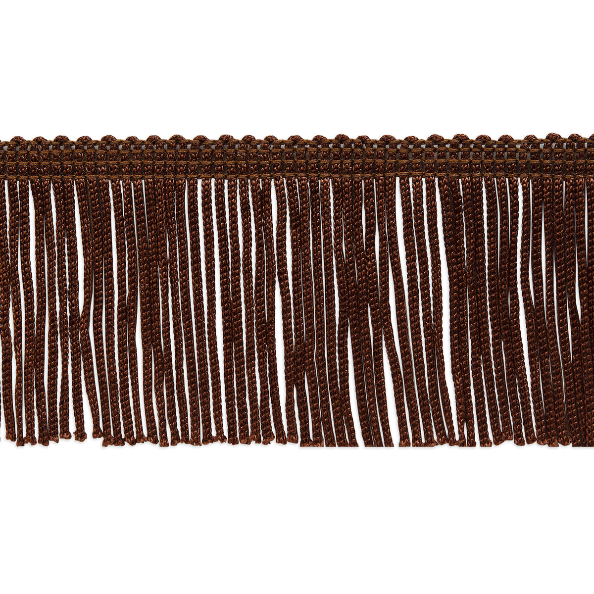 2" Chainette Fringe Trim (Sold by the Yard) Chocolate 2" Chainette Fringe