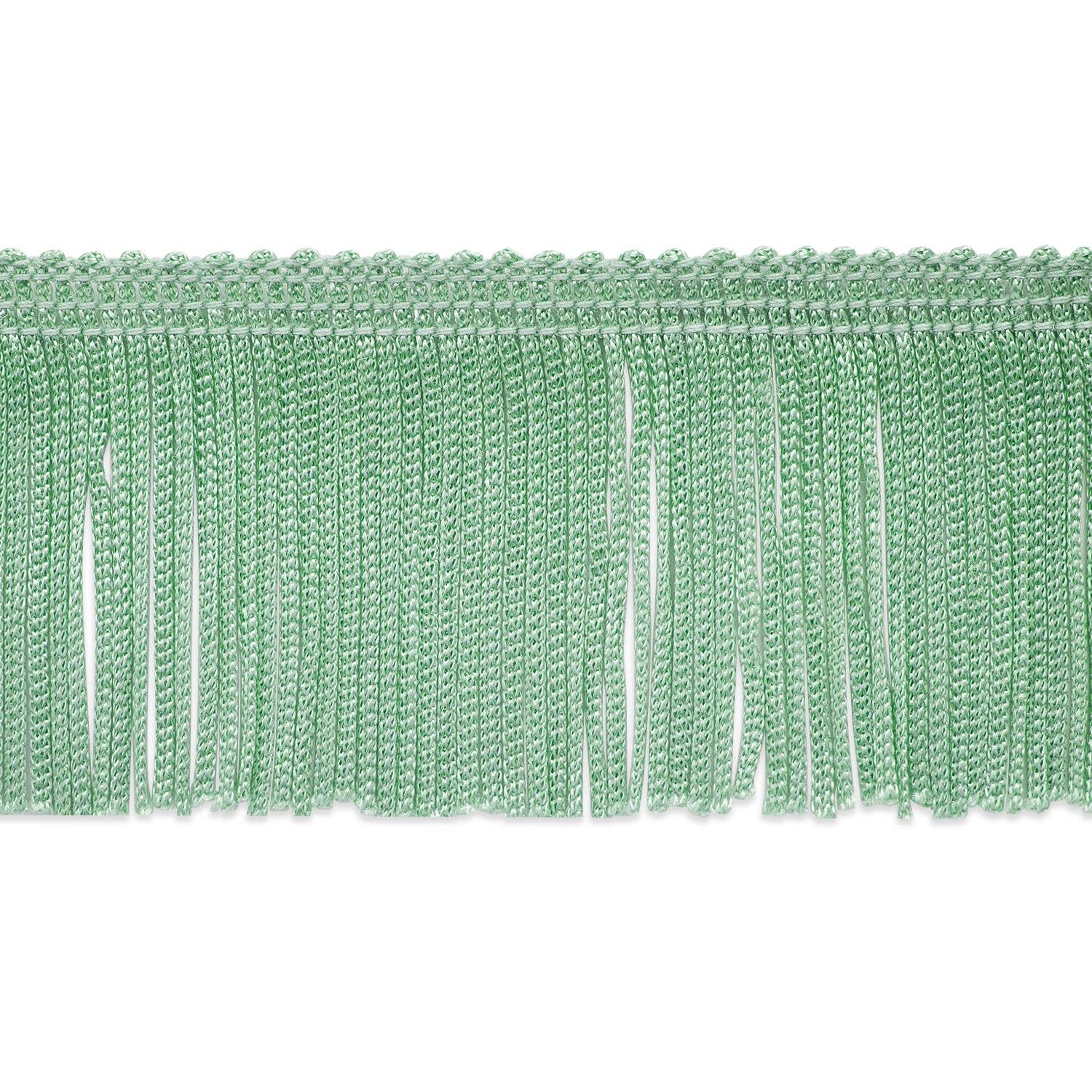 2" Chainette Fringe Trim (Sold by the Yard) Mint Green 2" Chainette Fringe