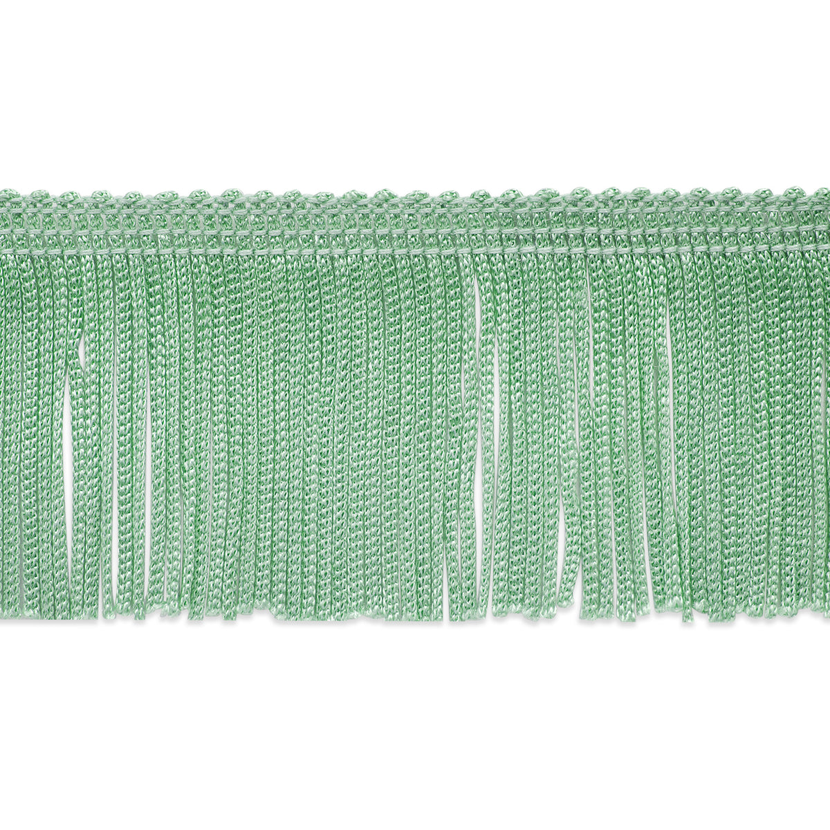 2" Chainette Fringe Trim (Sold by the Yard) Mint Green 2" Chainette Fringe