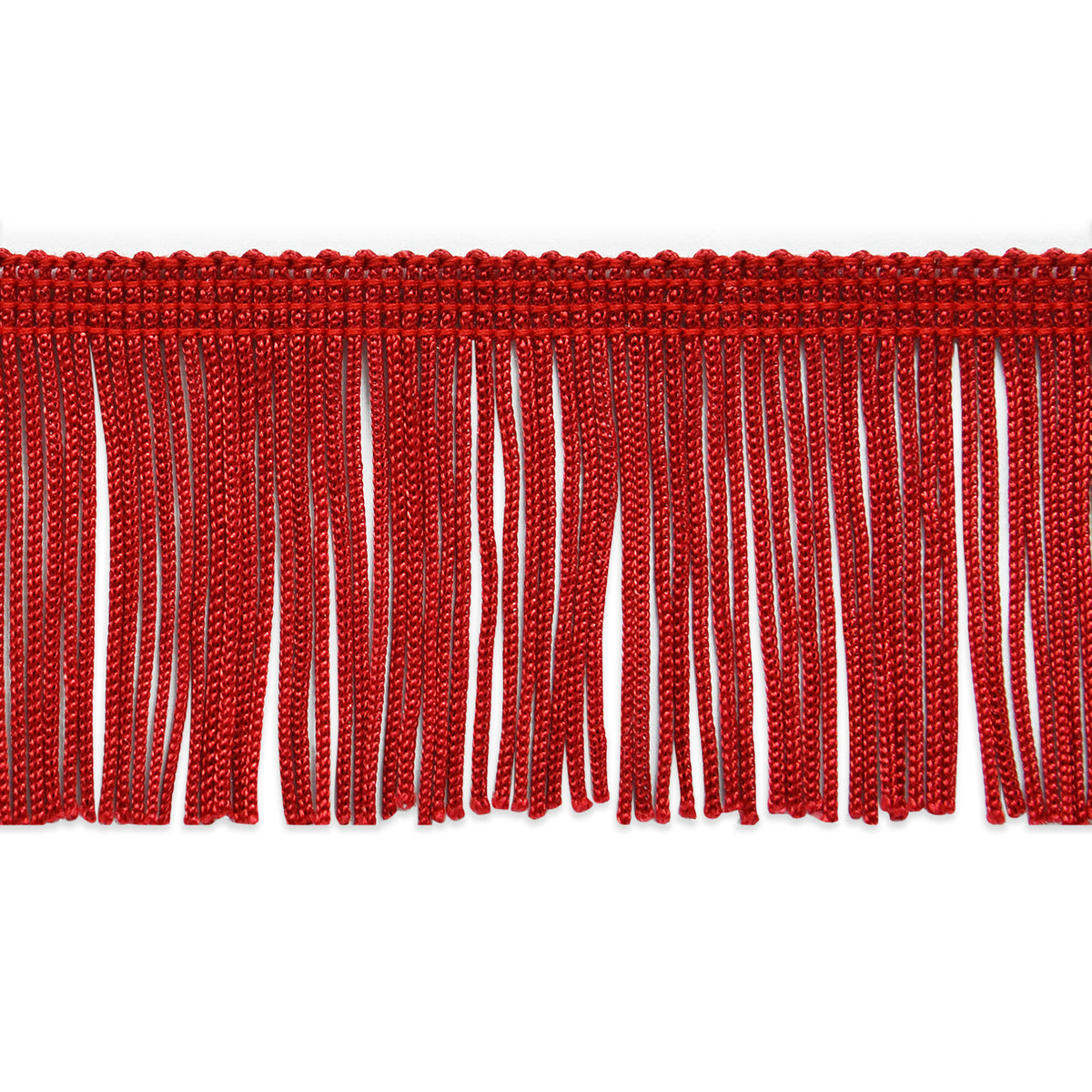 2" Chainette Fringe Trim (Sold by the Yard) Red 2" Chainette Fringe