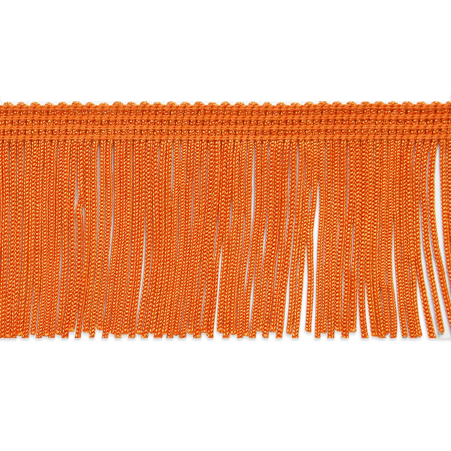 2" Chainette Fringe Trim (Sold by the Yard) Orange 2" Chainette Fringe