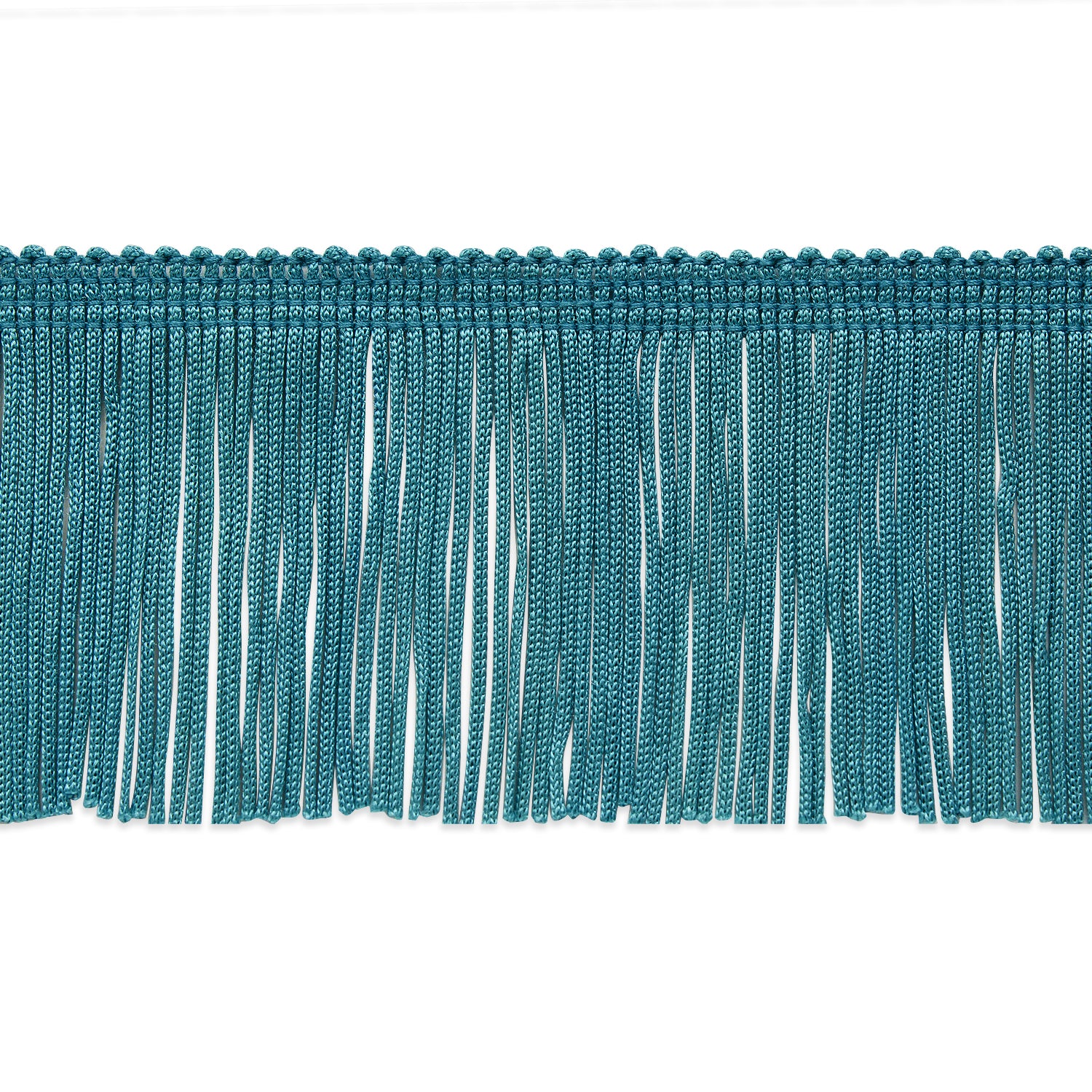 2" Chainette Fringe Trim (Sold by the Yard) Turquoise 2" Chainette Fringe