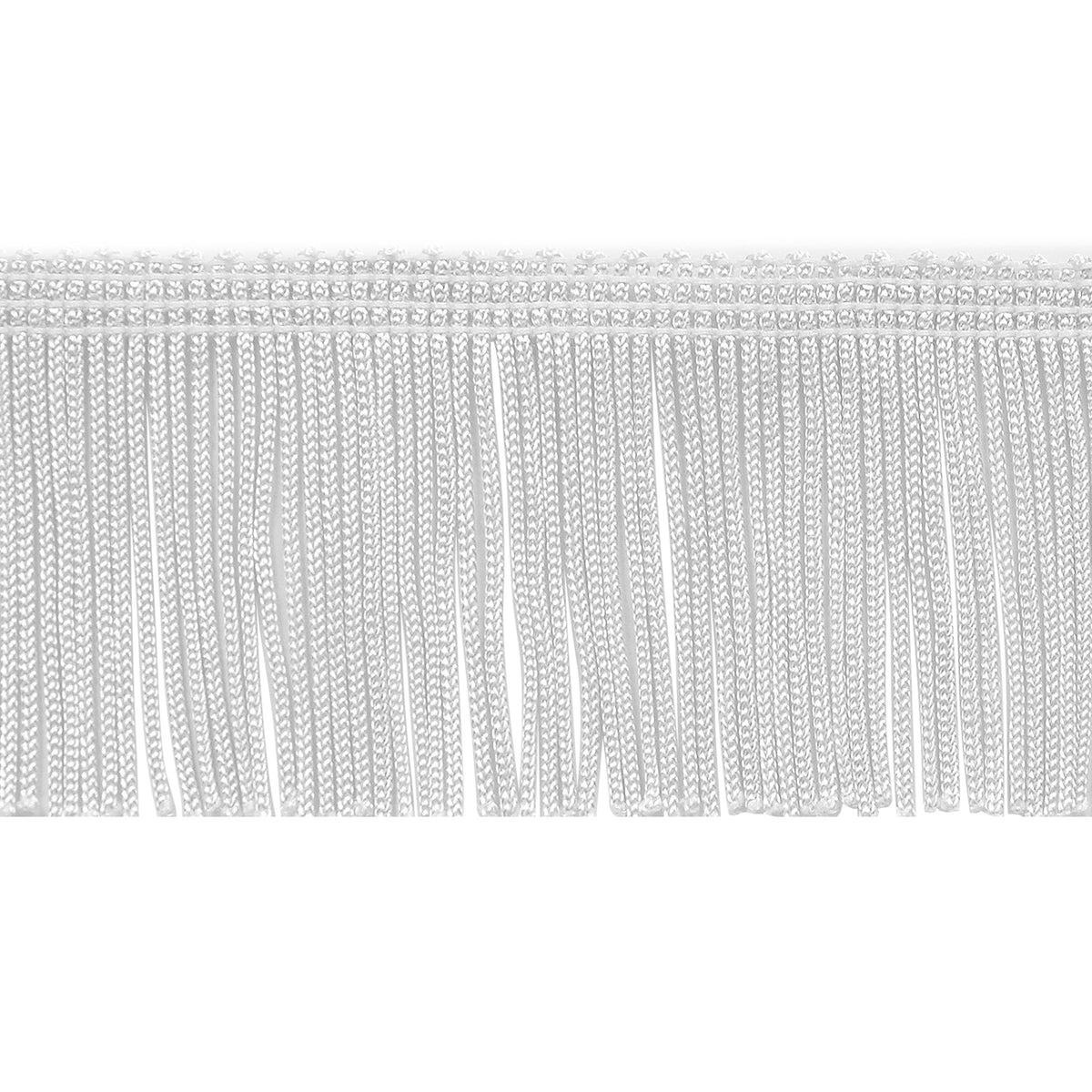 2" Chainette Fringe Trim (Sold by the Yard) White 2" Chainette Fringe