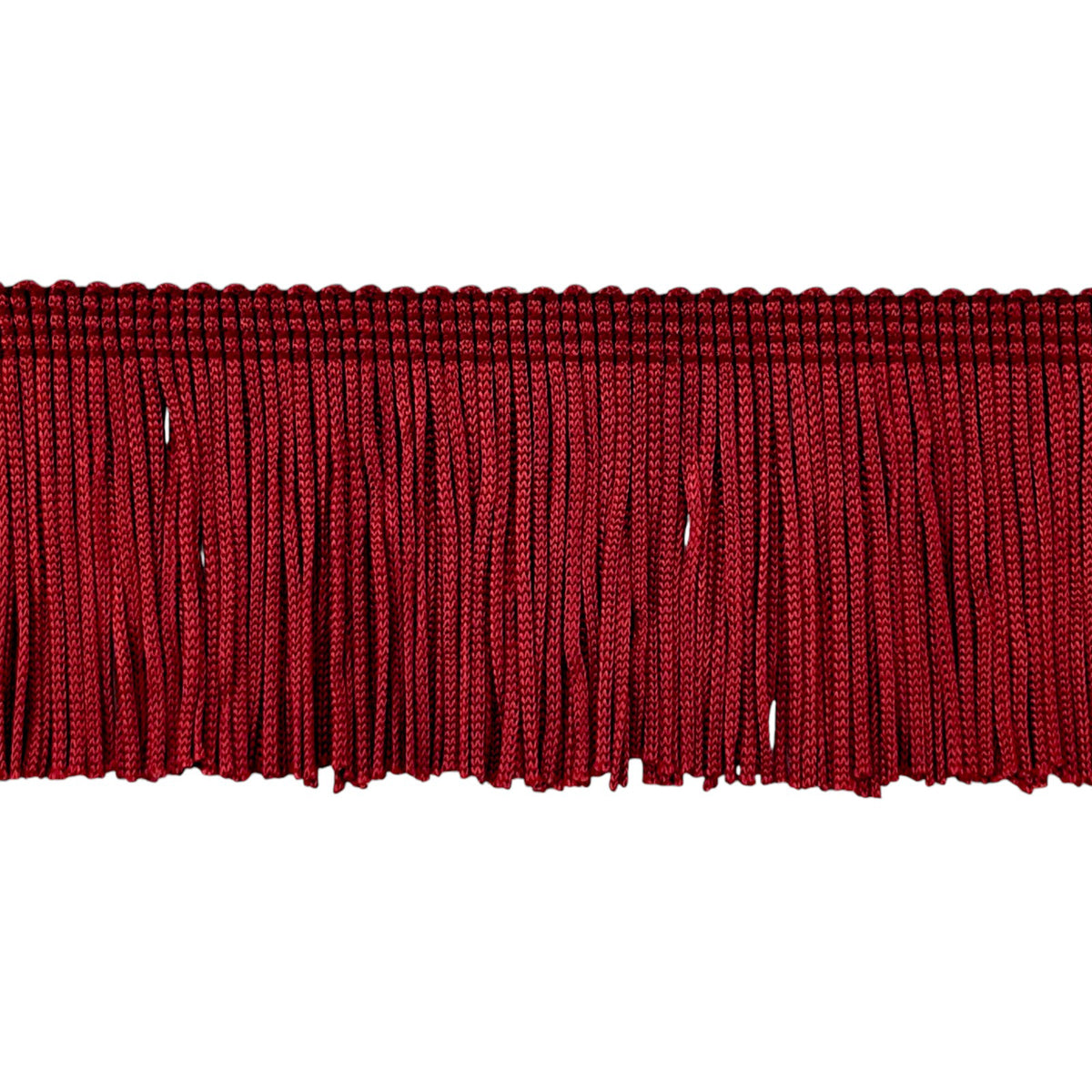 2" Chainette Fringe Trim (Sold by the Yard) Wine 2" Chainette Fringe