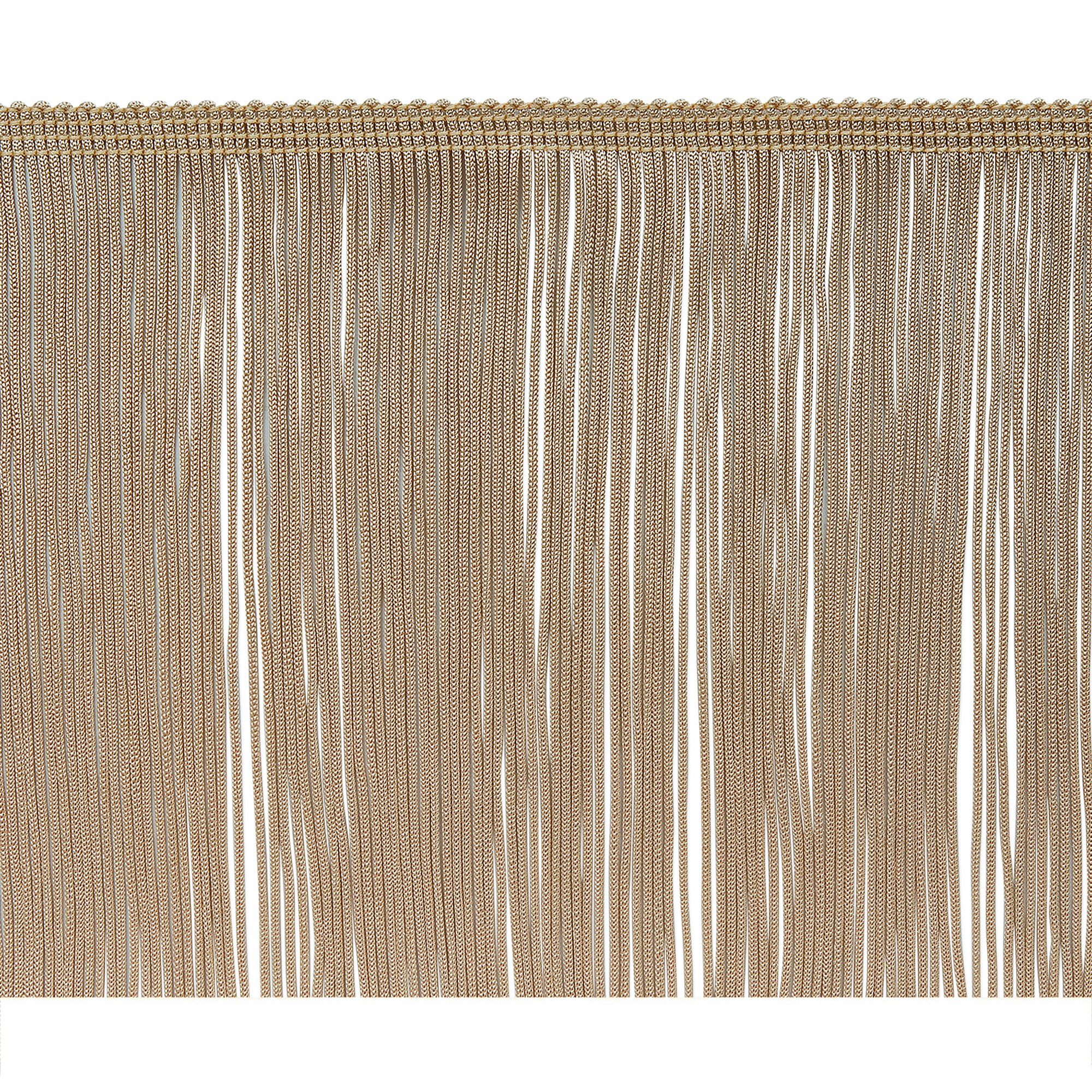 4" Chainette Fringe Trim (Sold by the Yard) Beige 4" Chainette Fringe