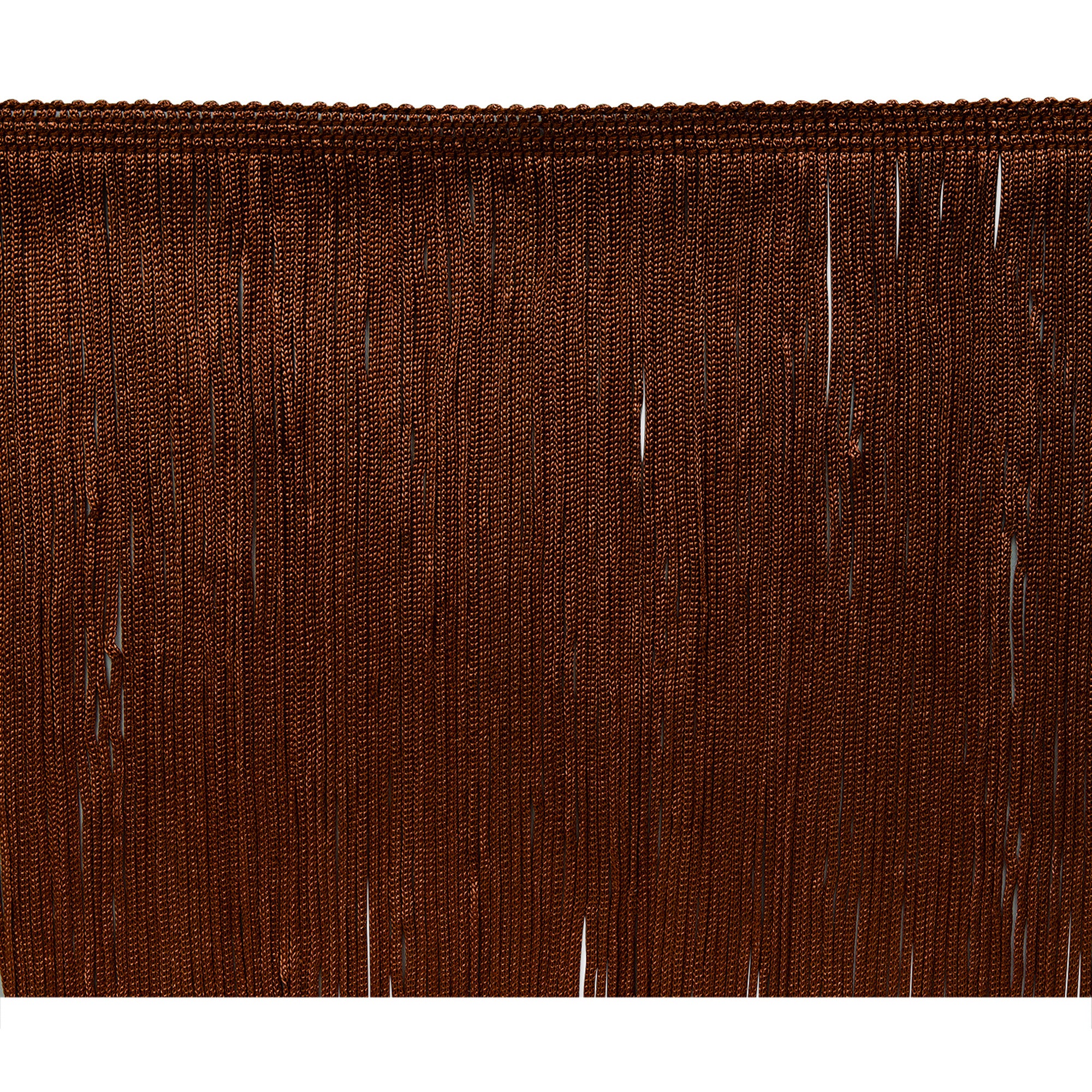 4" Chainette Fringe Trim (Sold by the Yard) Chocolate 4" Chainette Fringe
