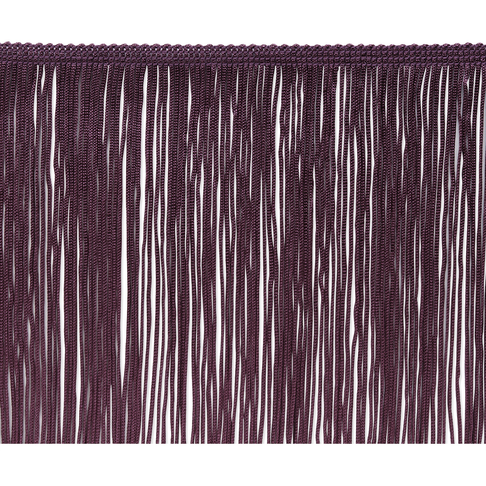4" Chainette Fringe Trim (Sold by the Yard) Eggplant 4" Chainette Fringe