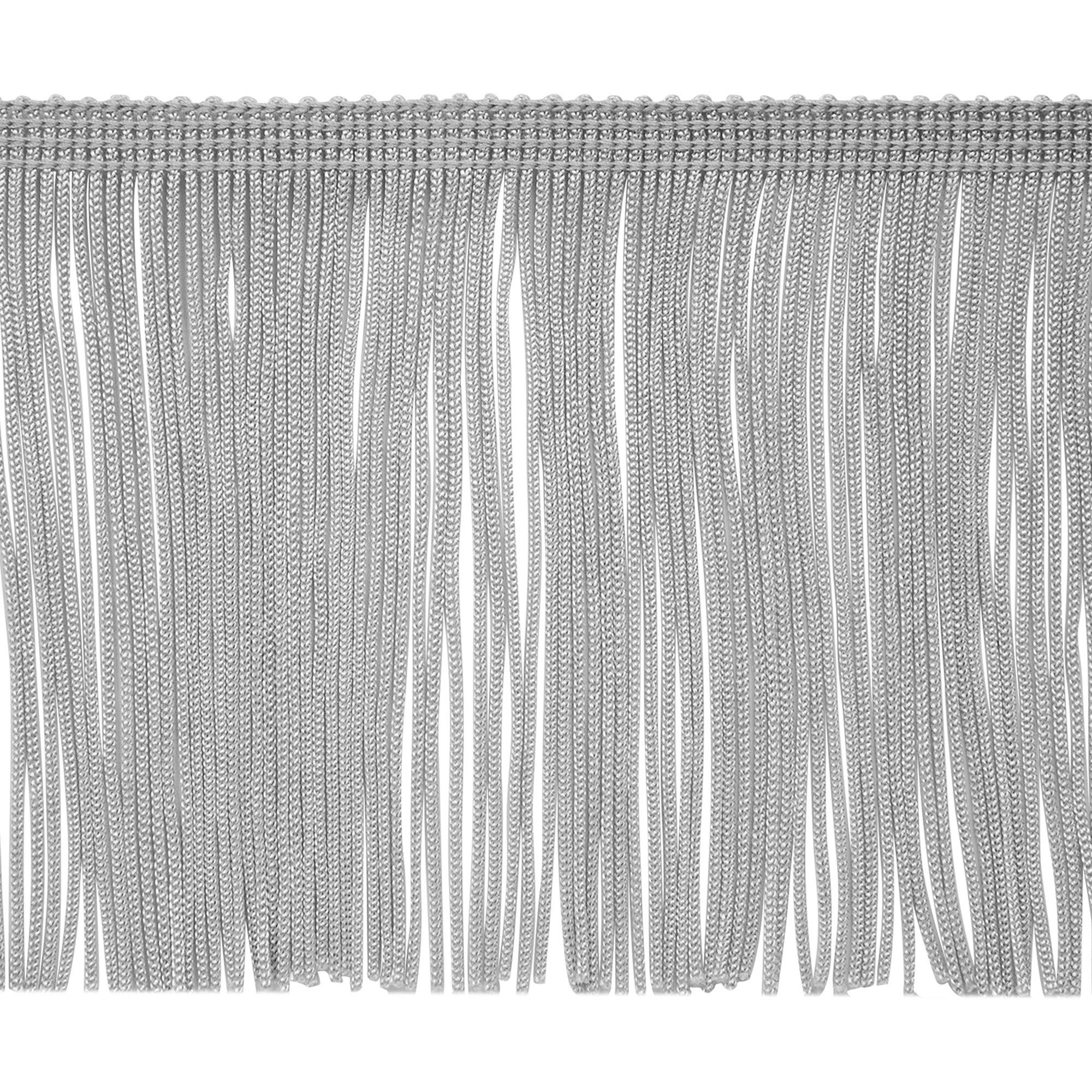 4" Chainette Fringe Trim (Sold by the Yard) Gray 4" Chainette Fringe