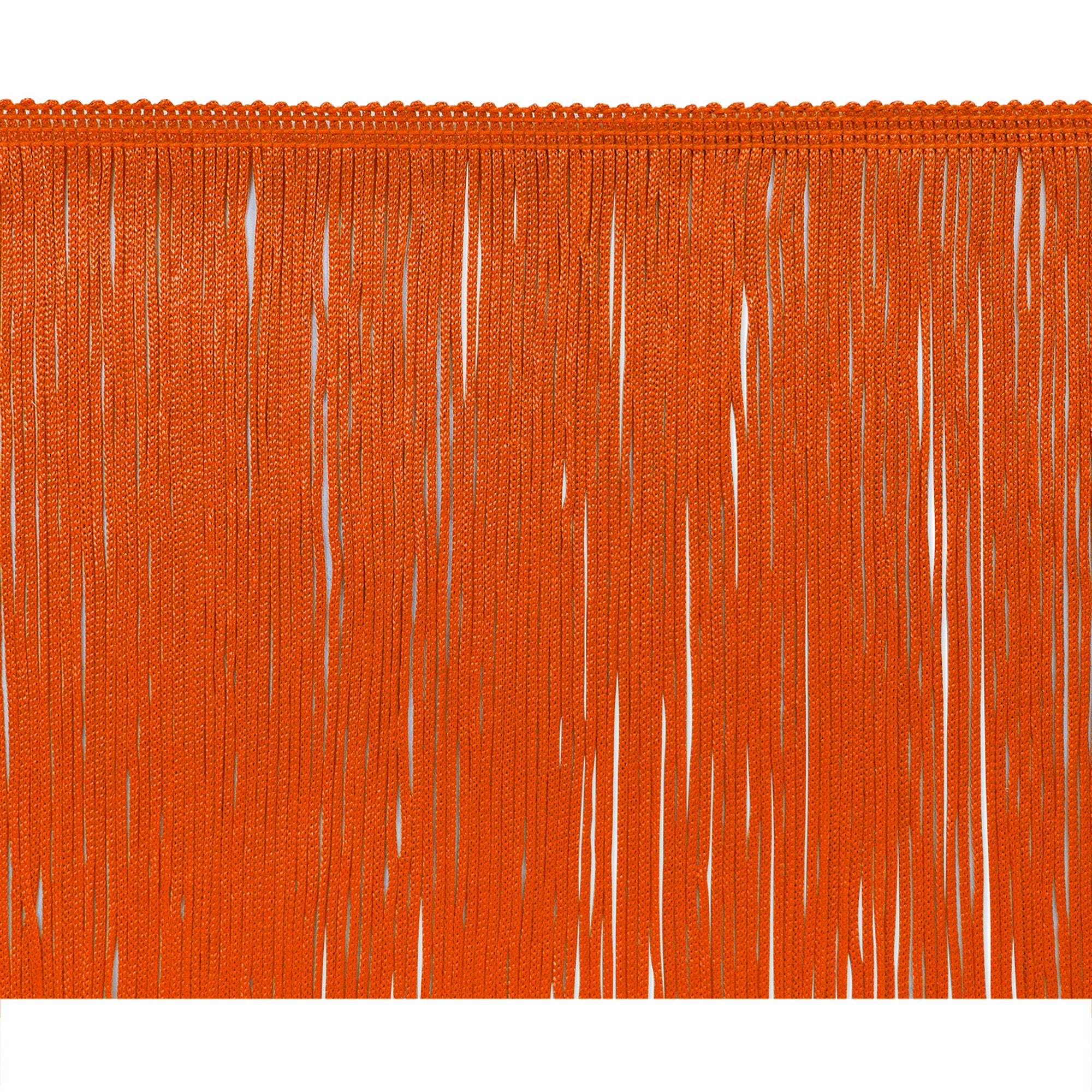 4" Chainette Fringe Trim (Sold by the Yard) Orange 4" Chainette Fringe