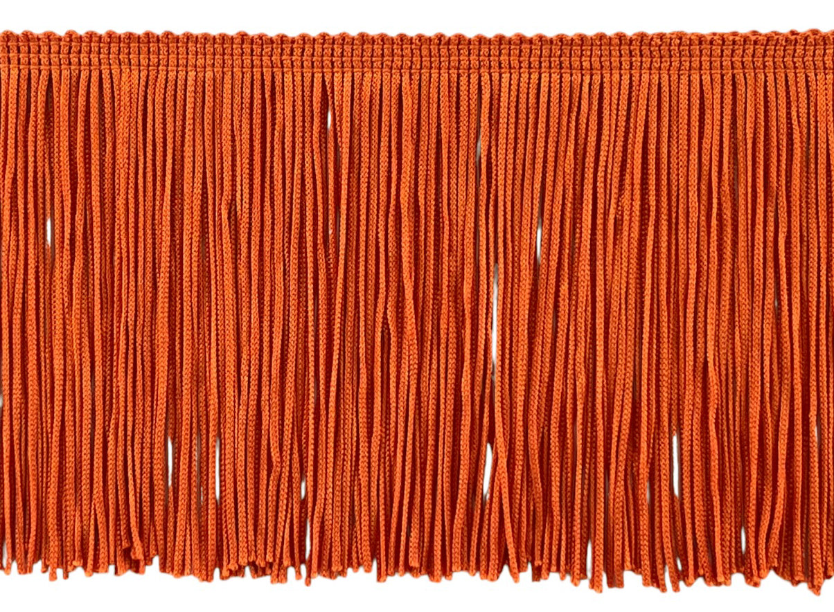 4" Chainette Fringe Trim (Sold by the Yard) Rust 4" Chainette Fringe