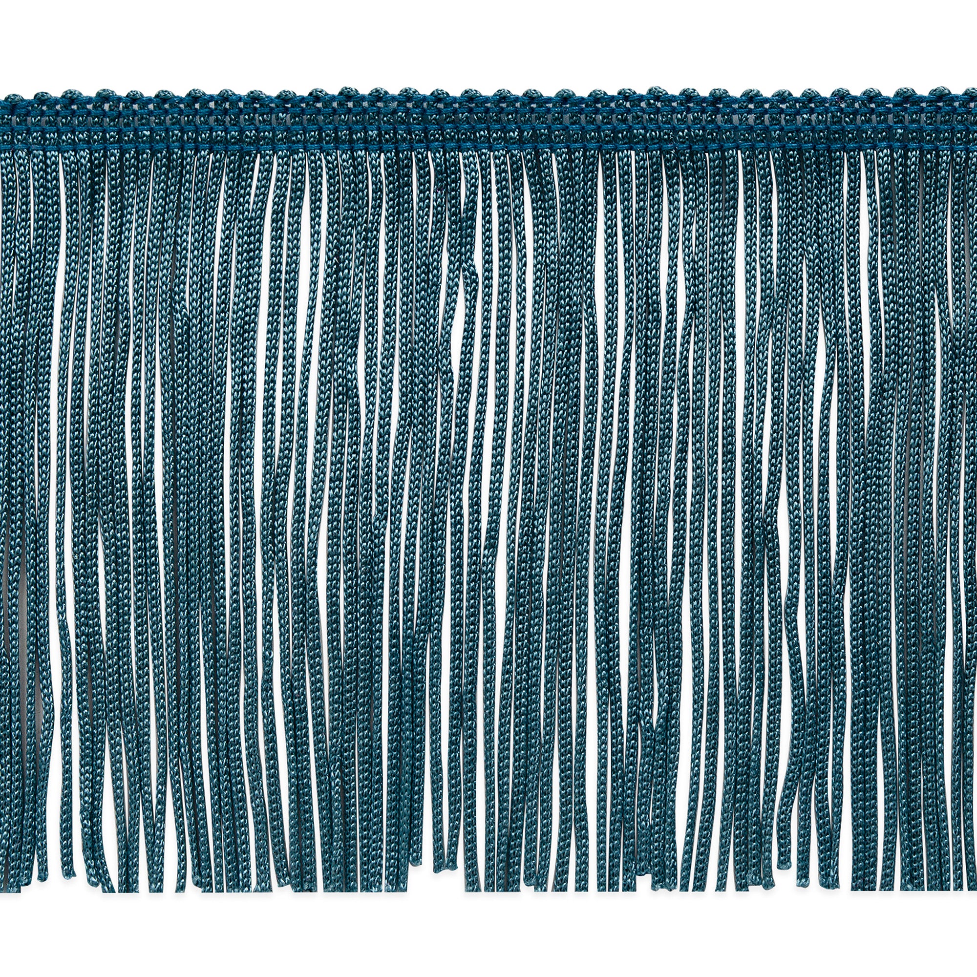 4" Chainette Fringe Trim (Sold by the Yard) Turquoise 4" Chainette Fringe