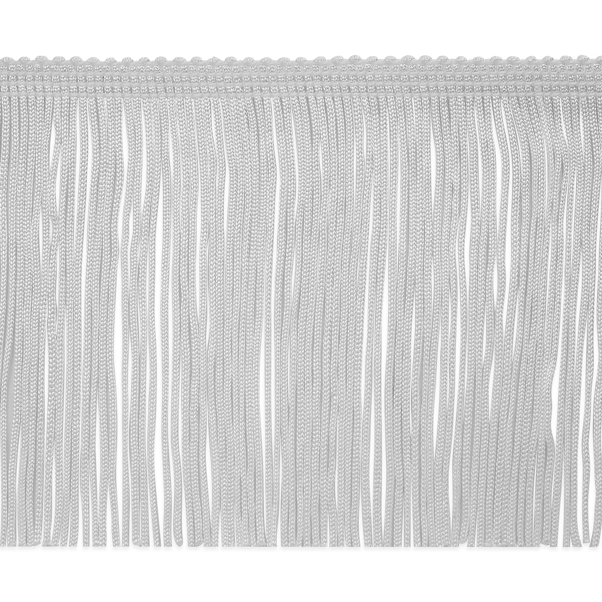 4" Chainette Fringe Trim (Sold by the Yard) White 4" Chainette Fringe