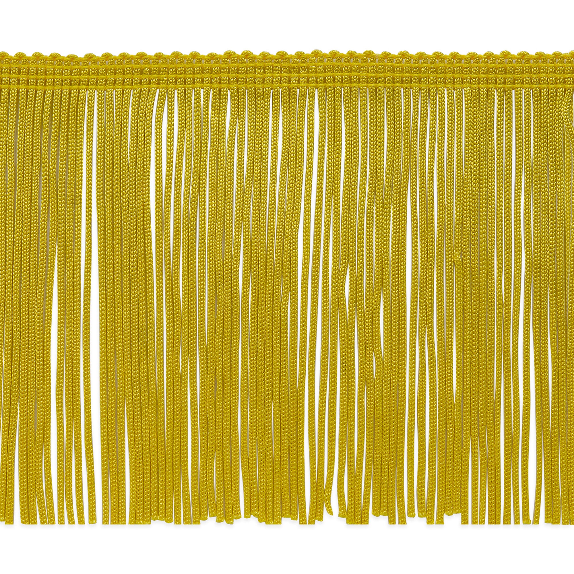 4" Chainette Fringe Trim (Sold by the Yard) Yellow 4" Chainette Fringe