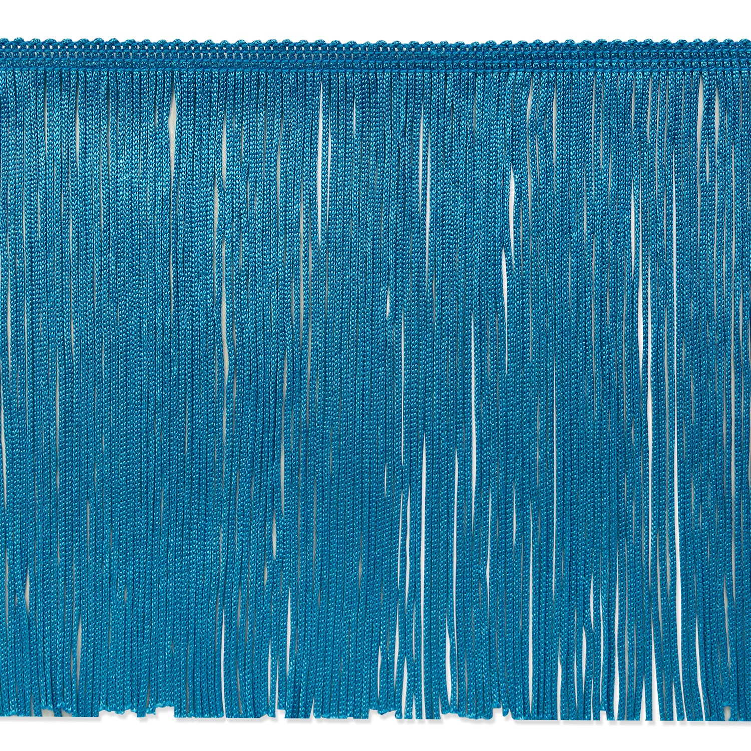 6" Chainette Fringe Trim (Sold by the Yard) Blue 6" Chainette Fringe