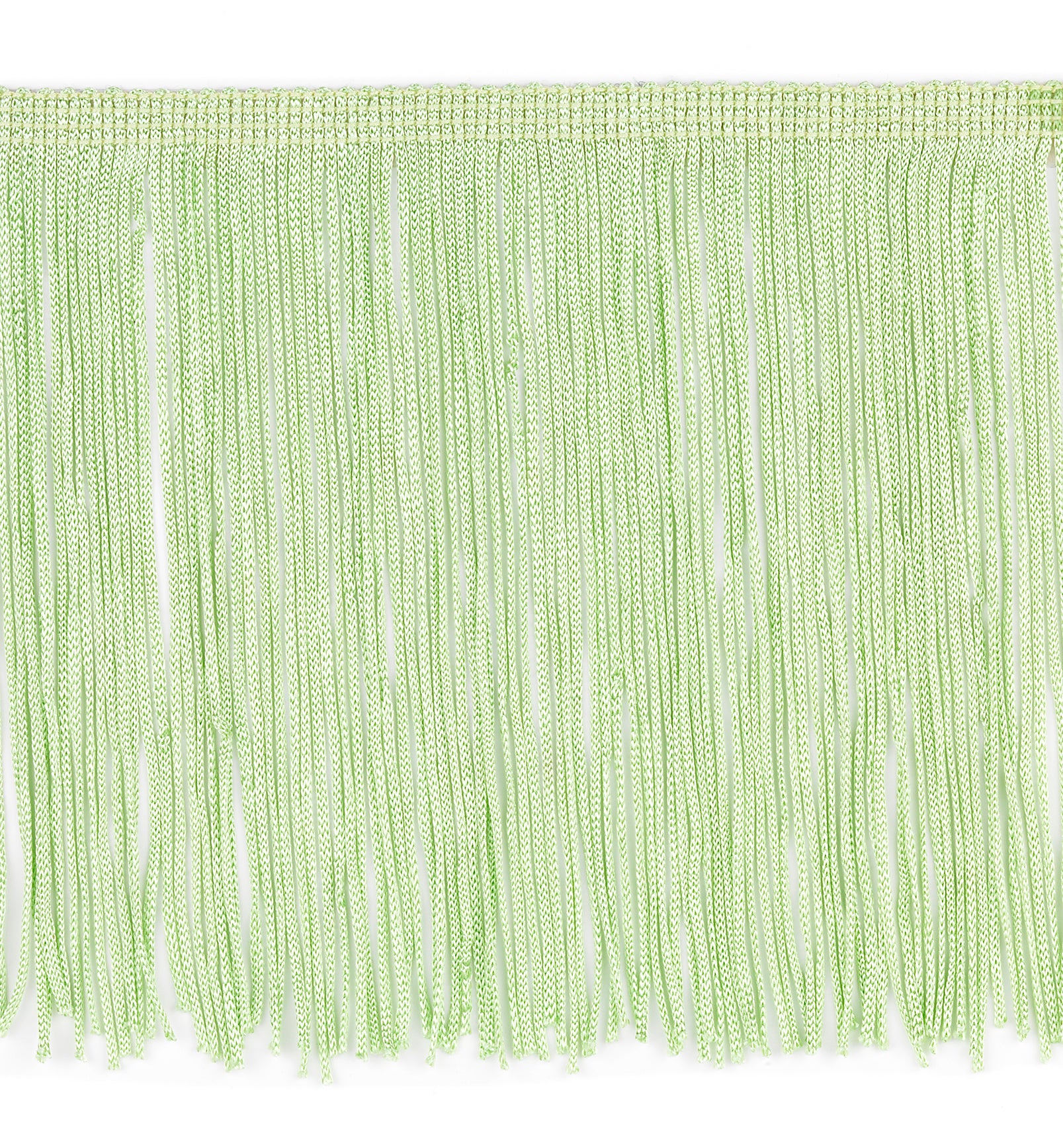 6" Chainette Fringe Trim (Sold by the Yard) Celadon 6" Chainette Fringe