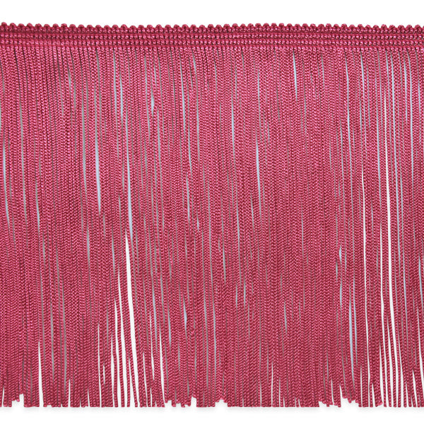 6" Chainette Fringe Trim (Sold by the Yard) Hot Pink 6" Chainette Fringe