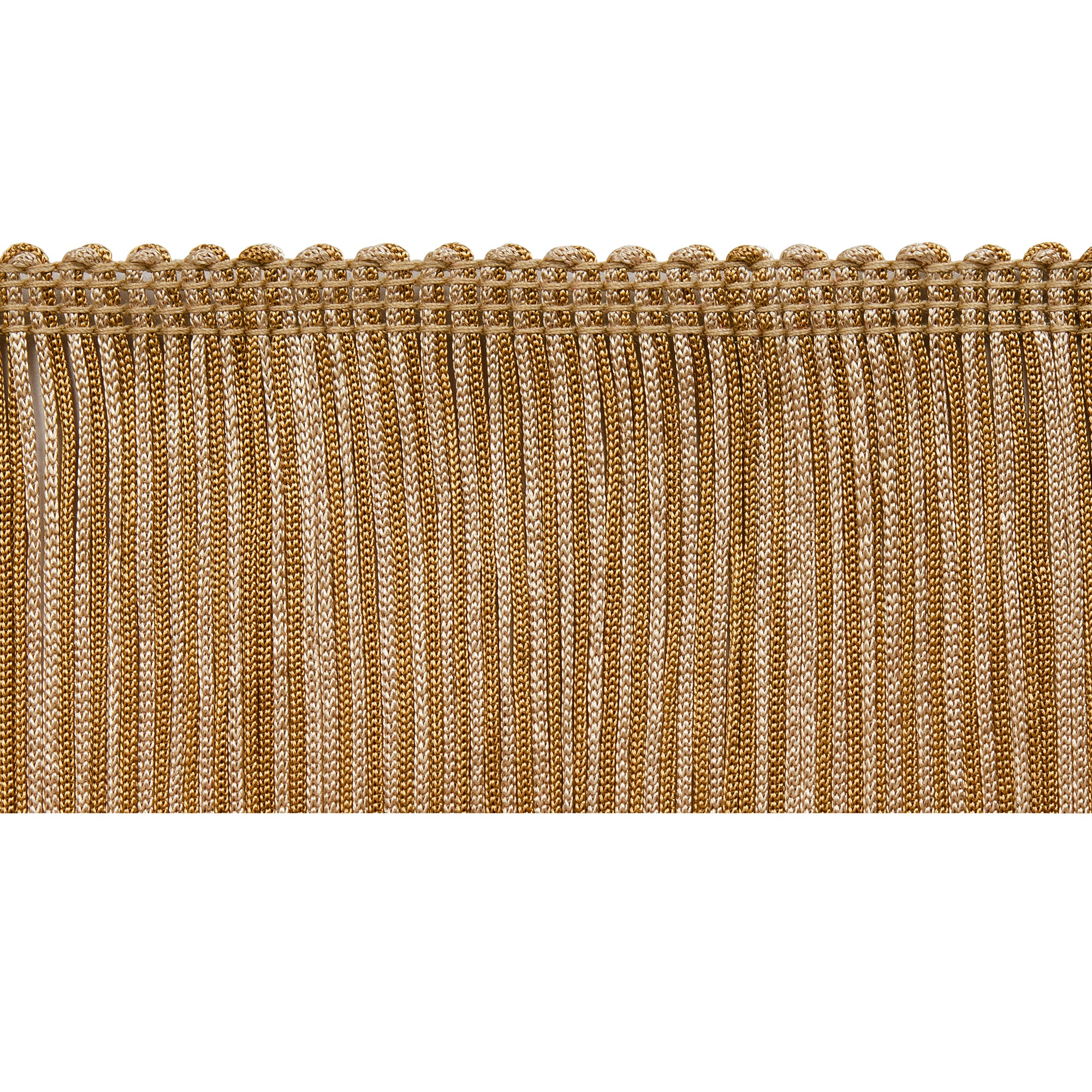 2" Multicolor Chainette Fringe Trim (Sold by the Yard) Gold Multi Chainette Fringe
