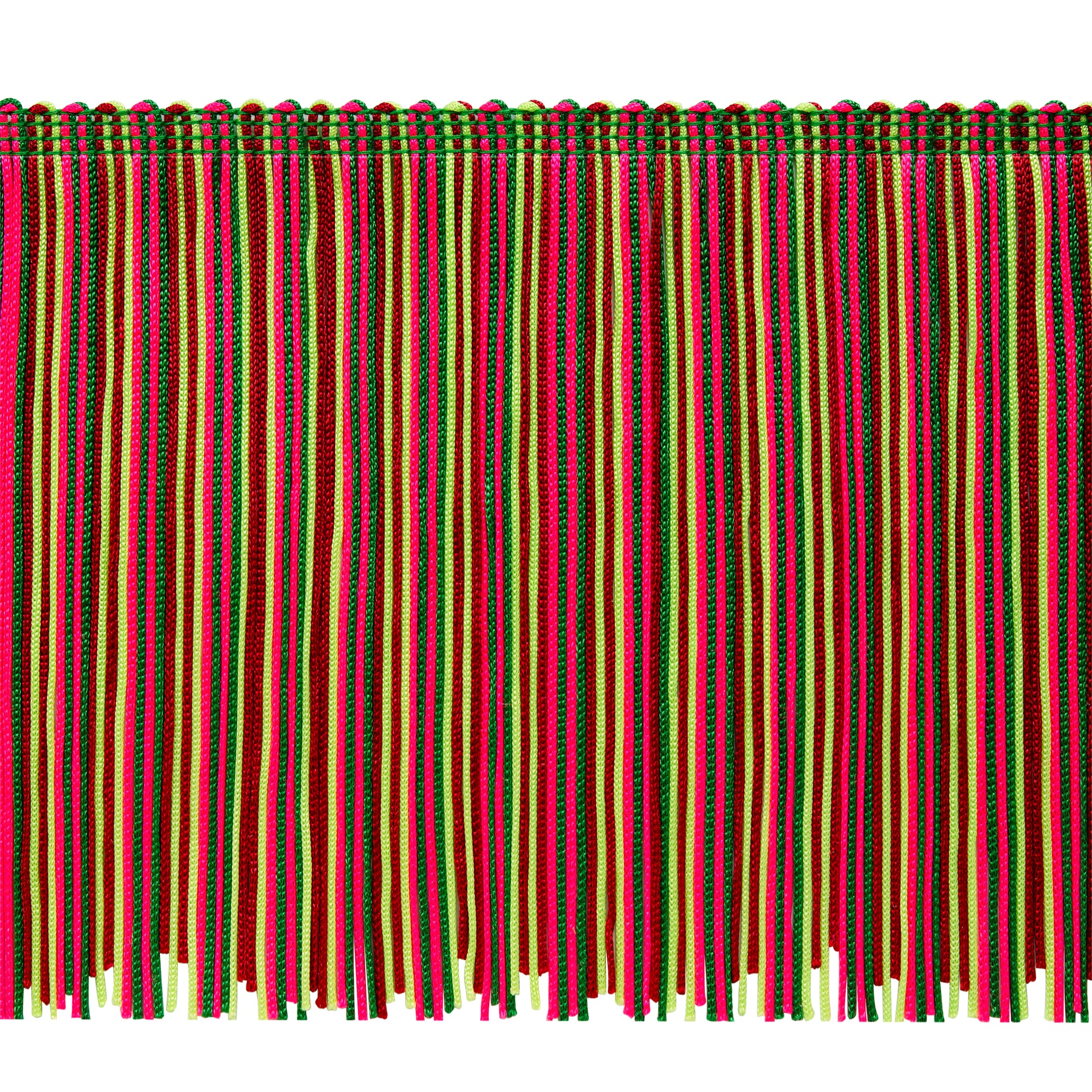 6" Multicolor Chainette Fringe Trim (Sold by the Yard) Fiesta Chainette Fringe