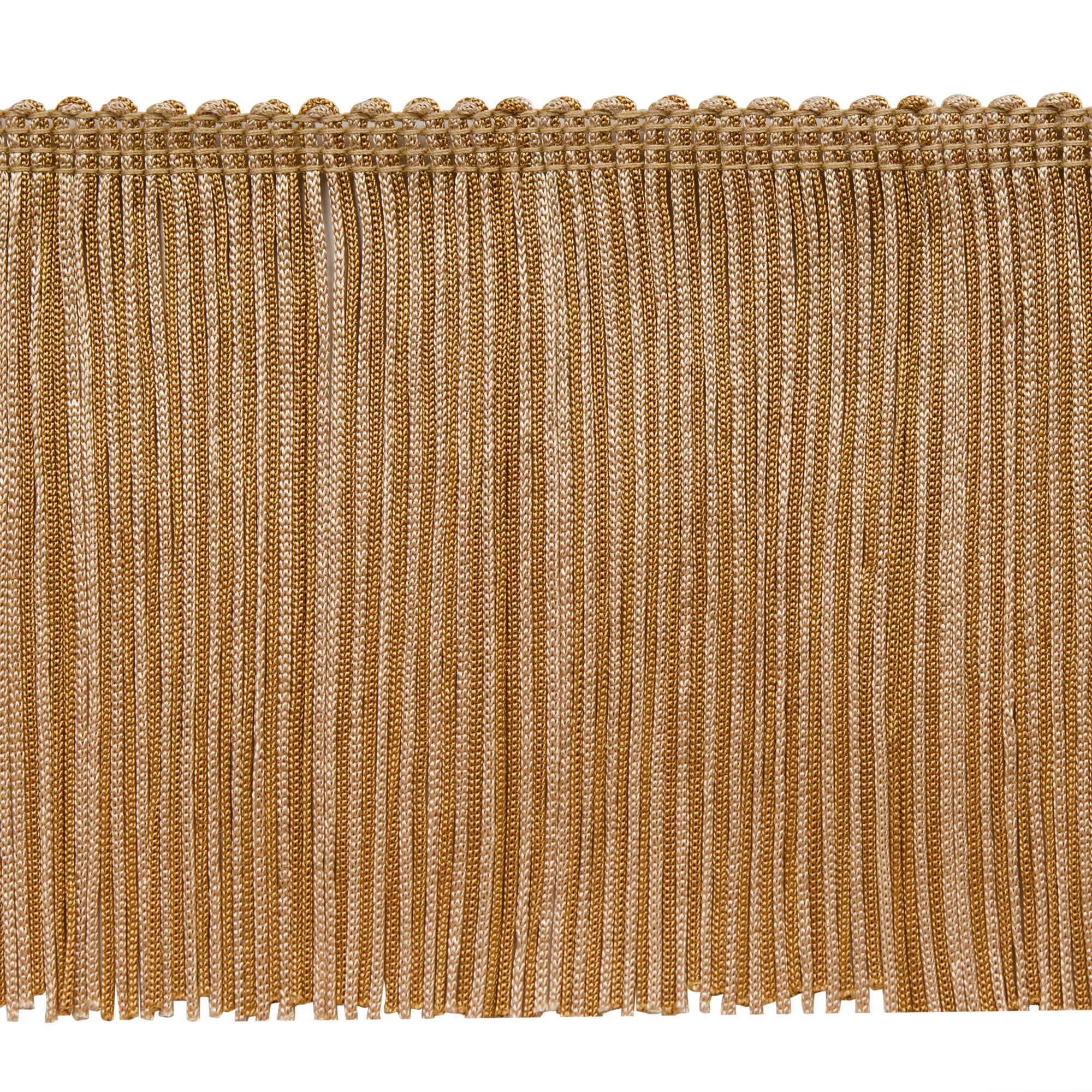 6" Multicolor Chainette Fringe Trim (Sold by the Yard) Gold Multi Chainette Fringe