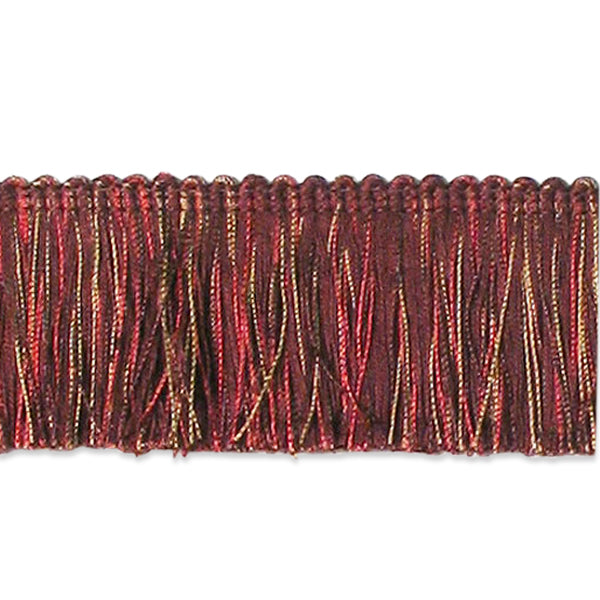 Alina Brush Fringe Trim (Sold by the Yard) Chocolate Multi Brush & Loop Fringe