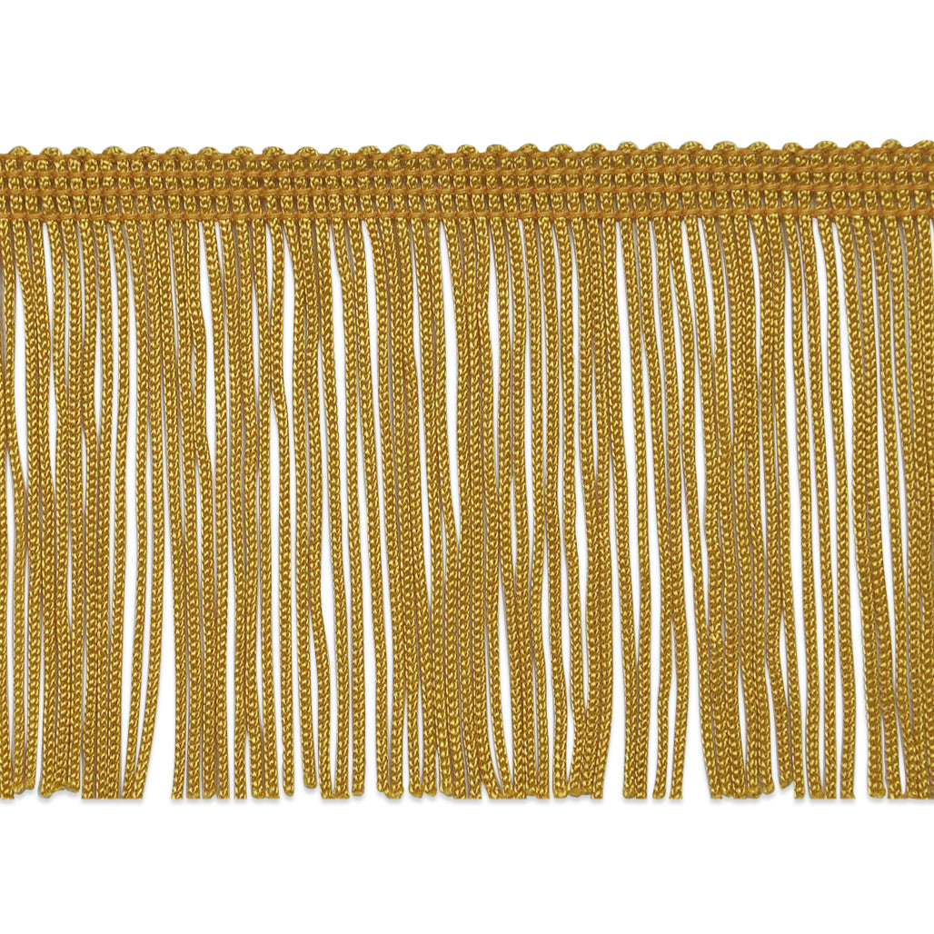 3" Chainette Fringe Trim (Sold by the Yard) Gold Feather & Fur Trims