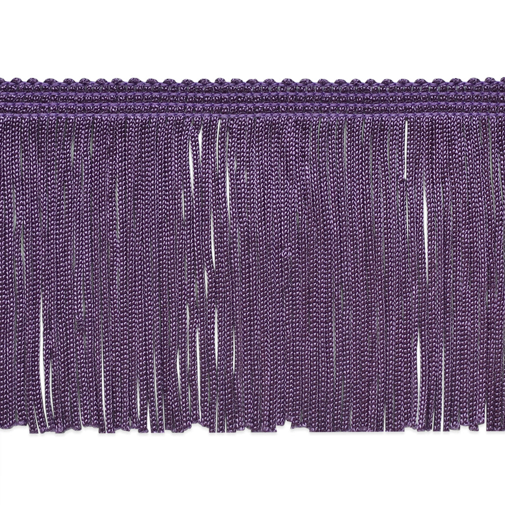 3" Chainette Fringe Trim (Sold by the Yard) Grape Feather & Fur Trims
