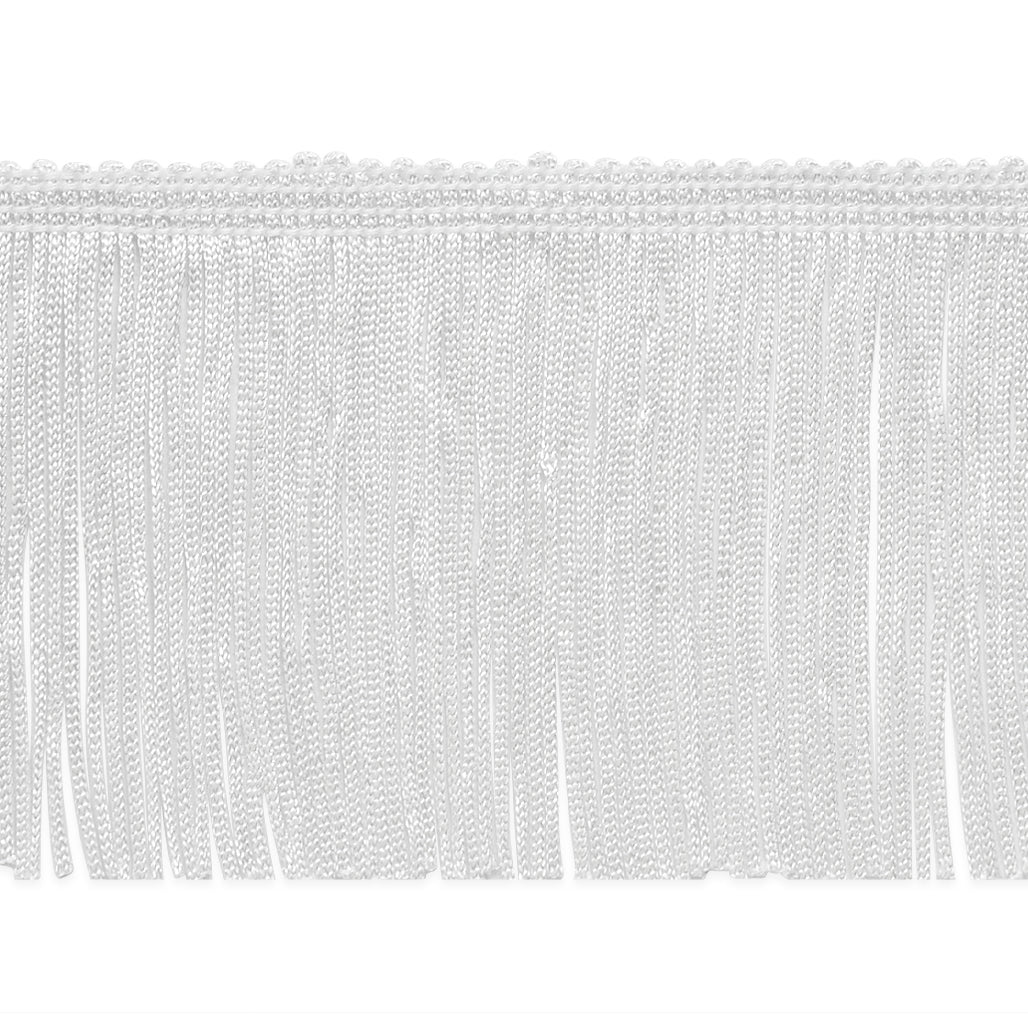 3" Chainette Fringe Trim (Sold by the Yard) White Feather & Fur Trims